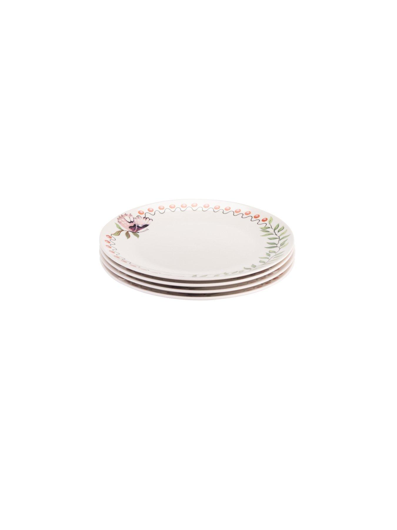 Image 3 of 5 of Cath Kidston Butterfly Dinner Plate Set of 4