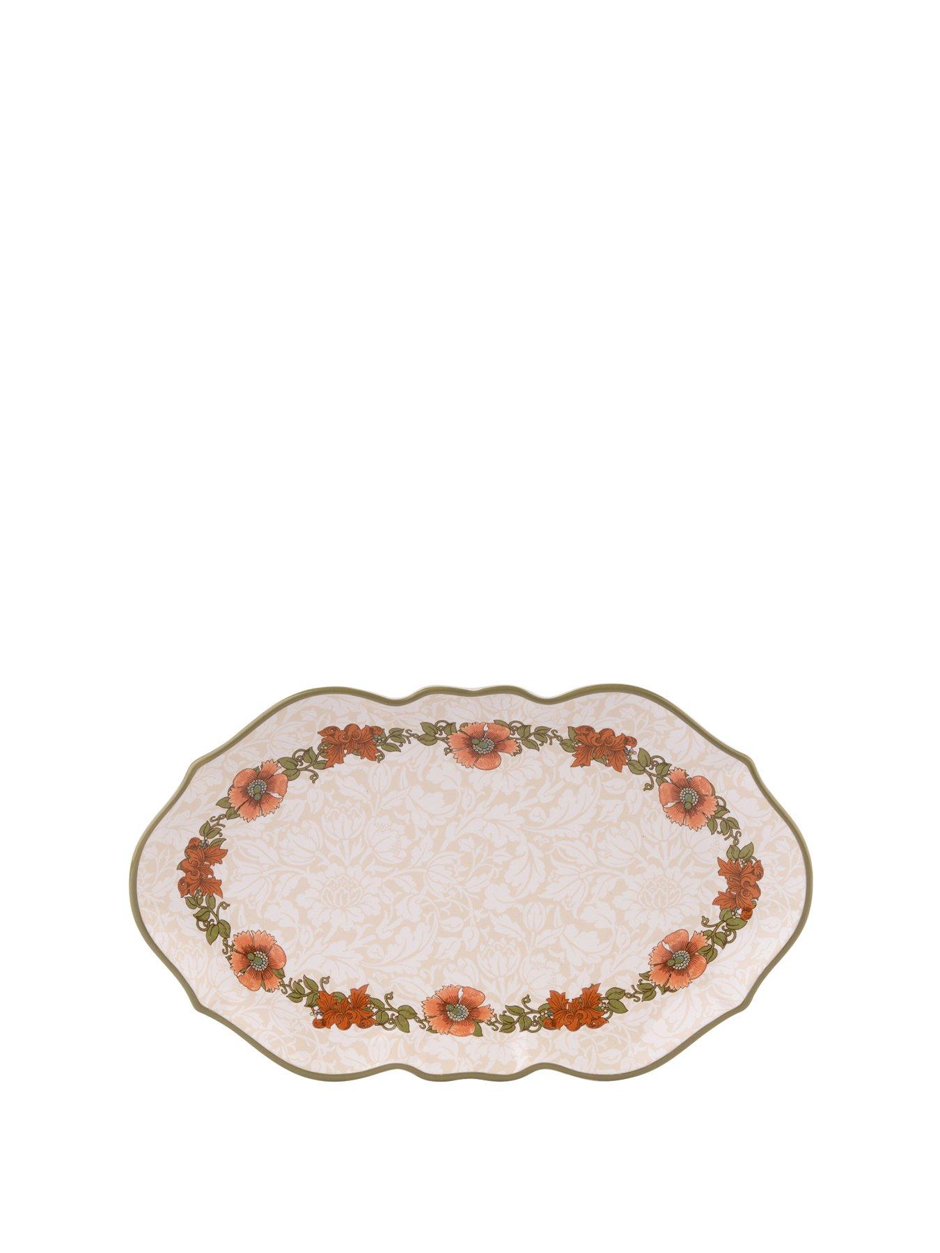 William Morris at Home Wmah Ow Small Edged Platter