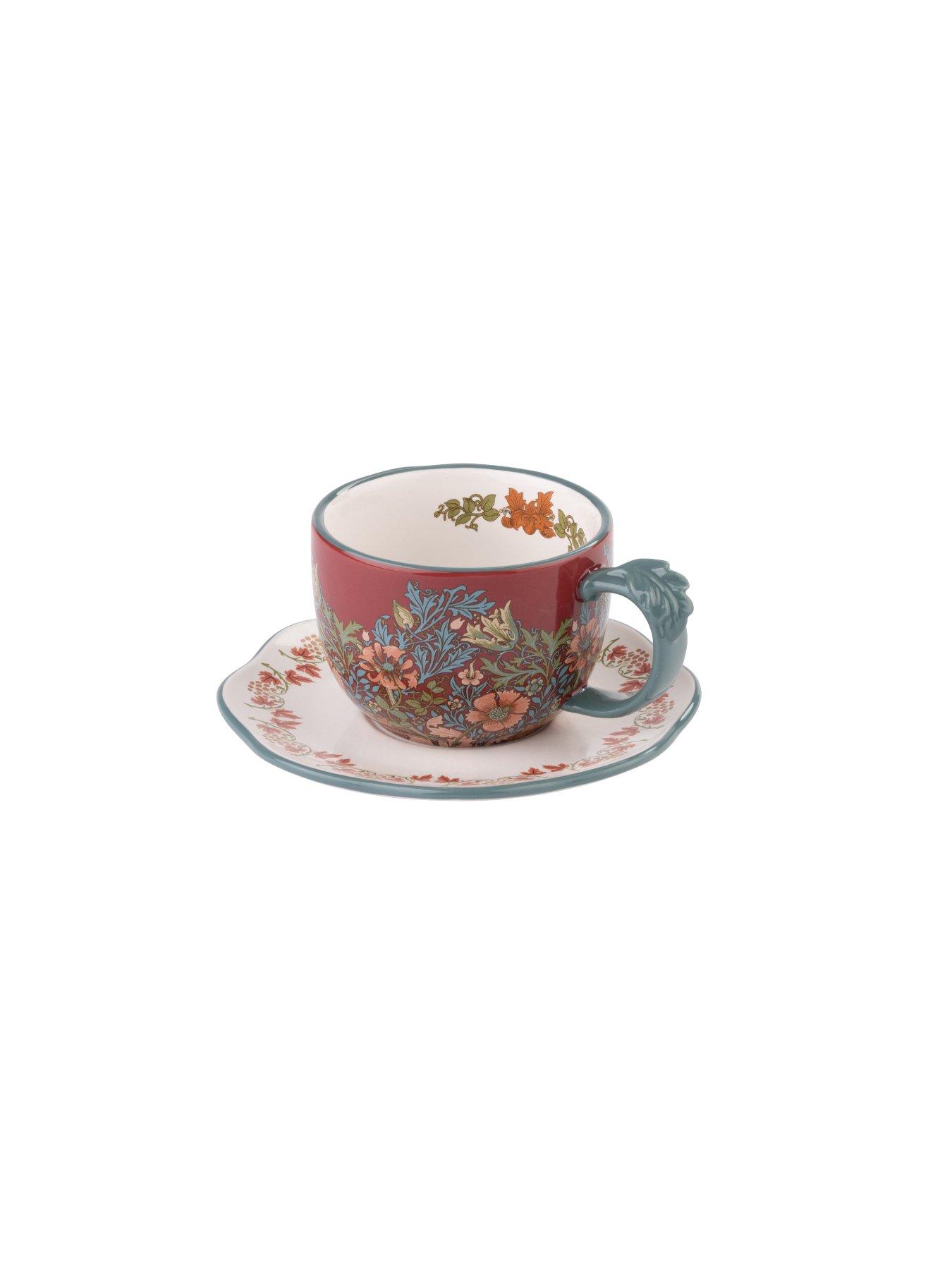 Image 3 of 4 of William Morris at Home Wmah Ow Teacup & Saucer