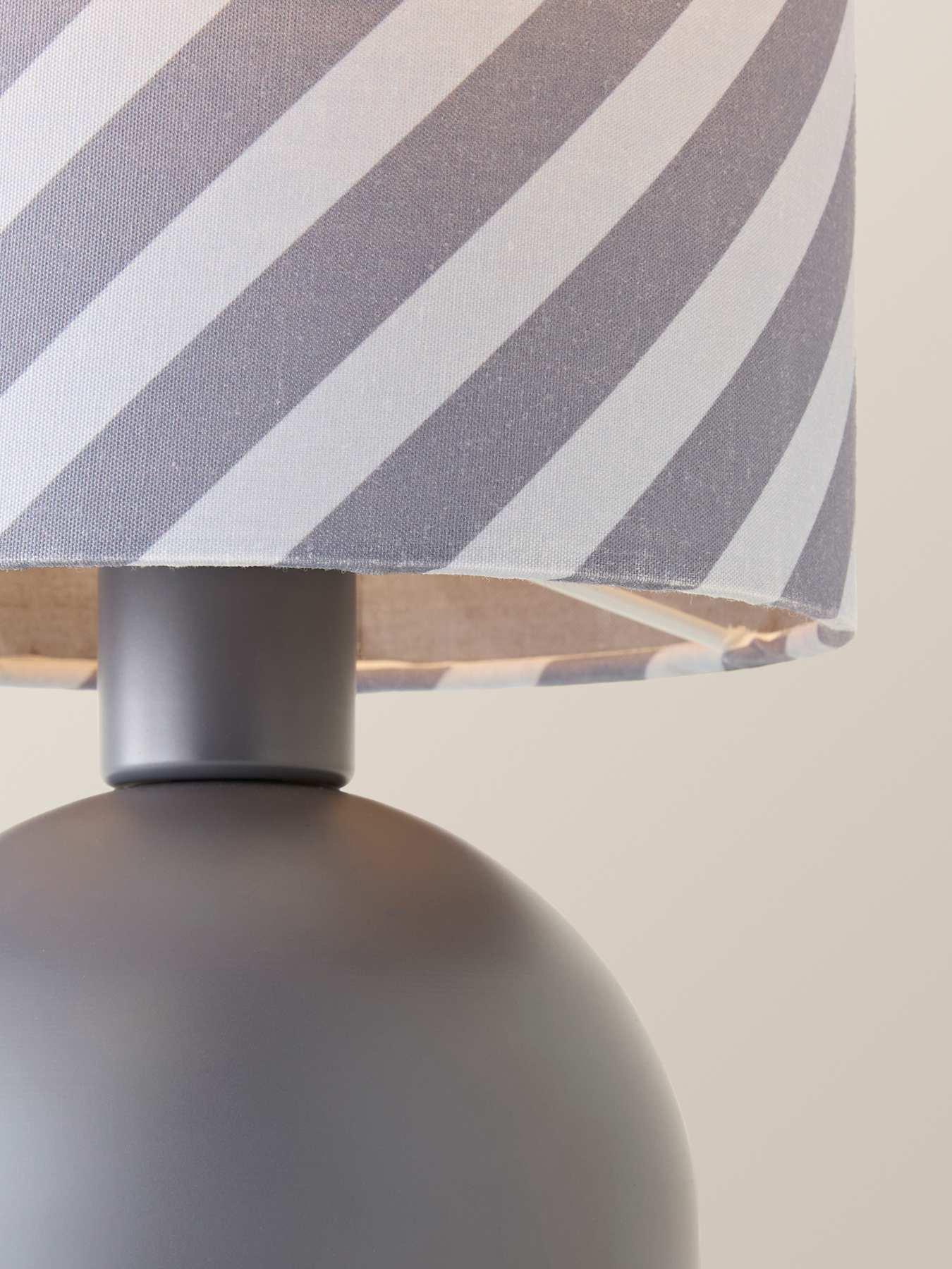 Image 4 of 6 of ValueLights Miley Grey Twist Table Lamp and Warm White Bulb