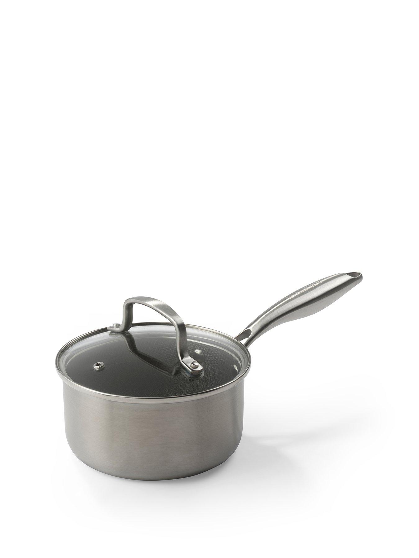 Image 2 of 6 of Salter Expert Triply 16cm/18cm/20cm Saucepan 3pc Set