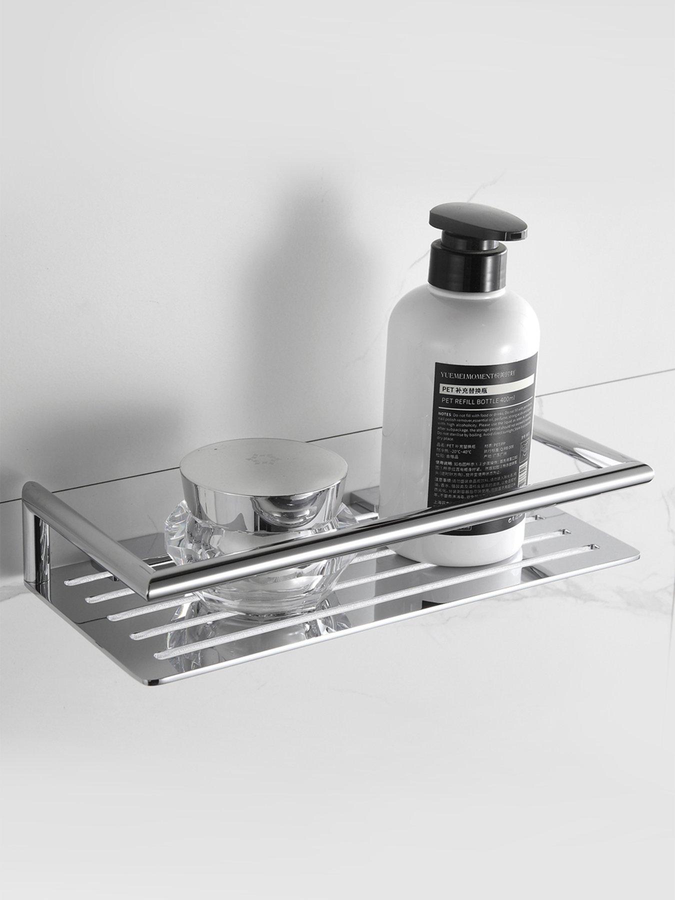 Showerdrape Showerdrape Verso Stainless Steel Chrome Rectangular Shower Basket