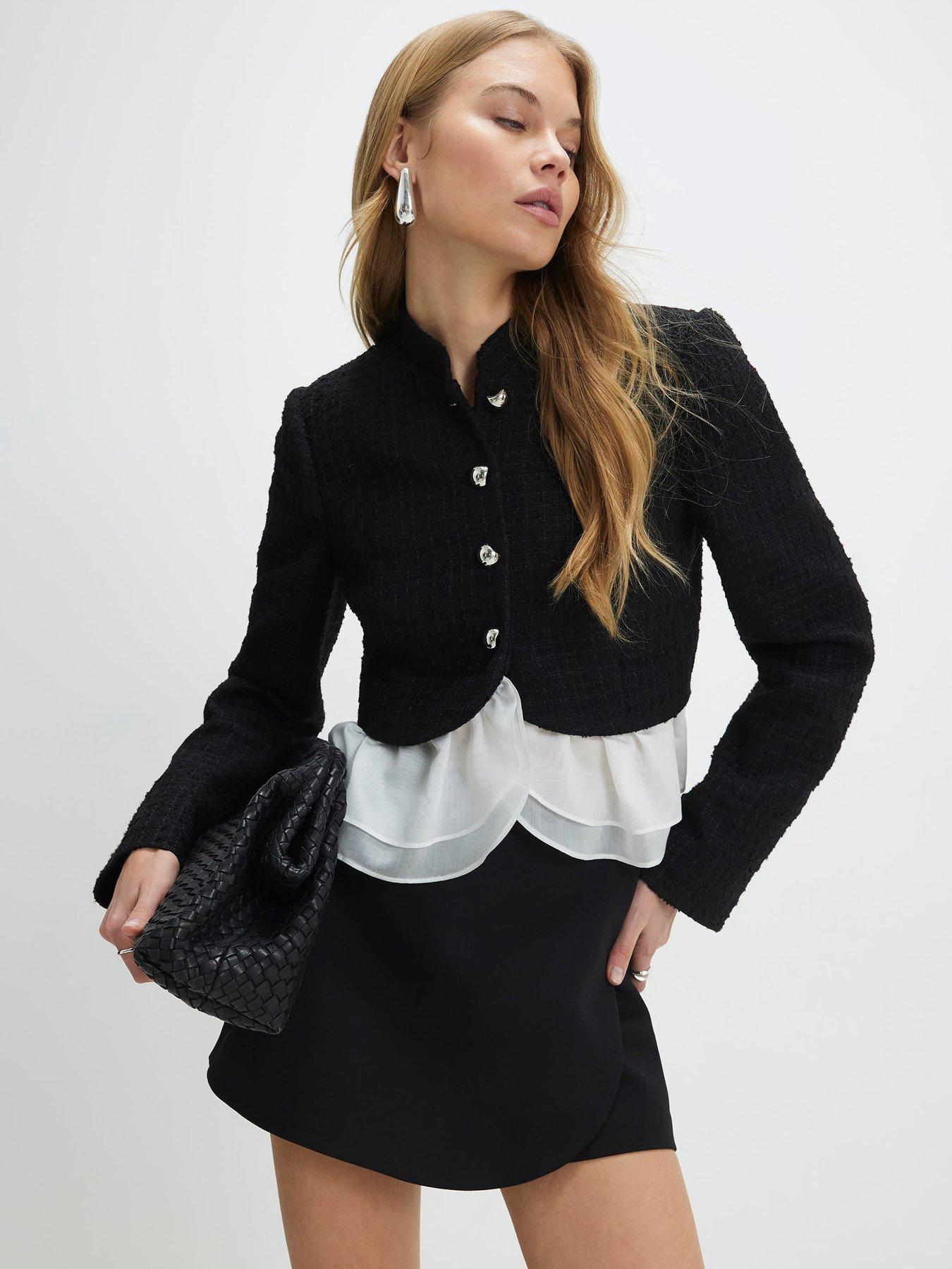 River Island Wrap Easy Core Skort - Black