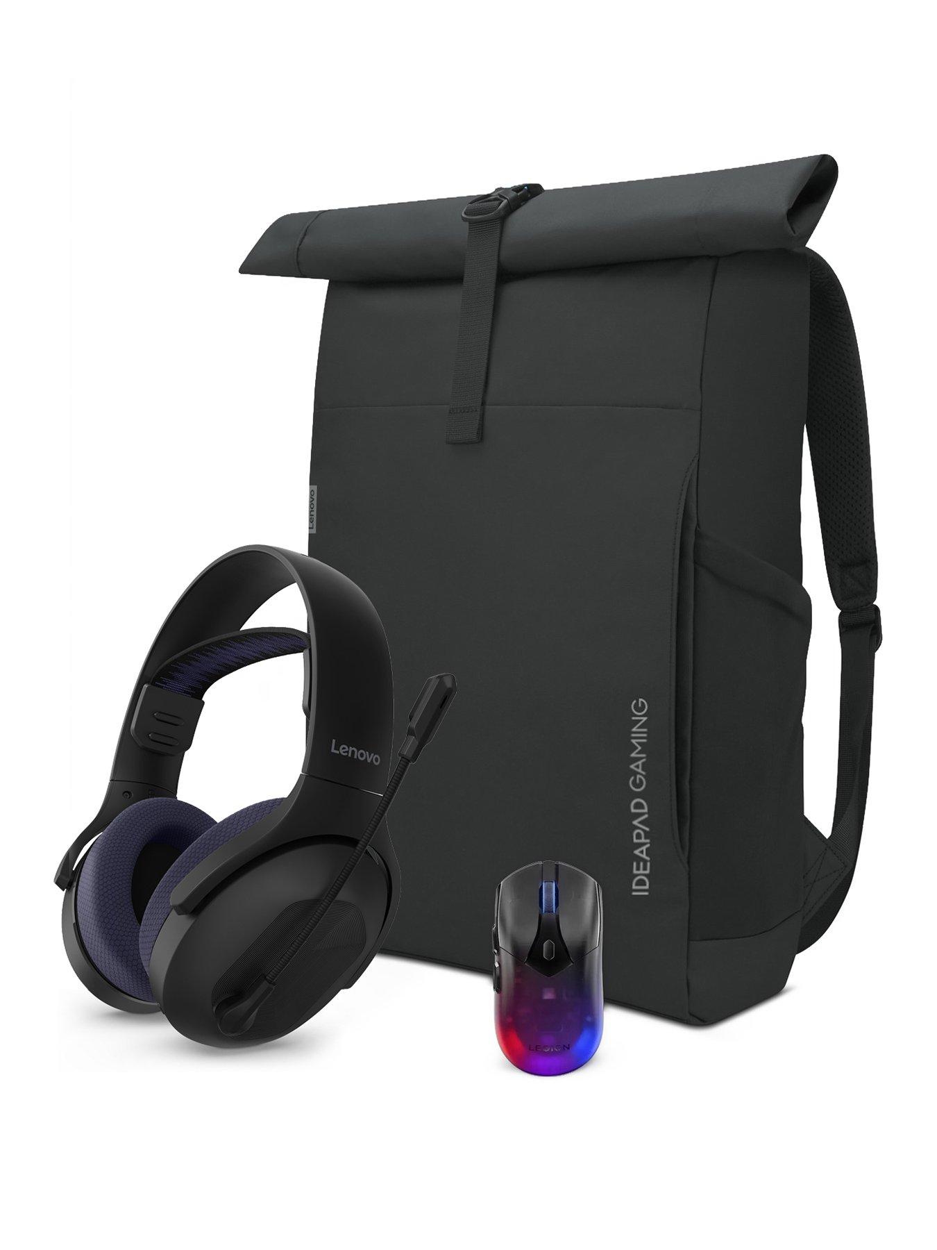 Lenovo Backpack, Mouse, Headset Bundle