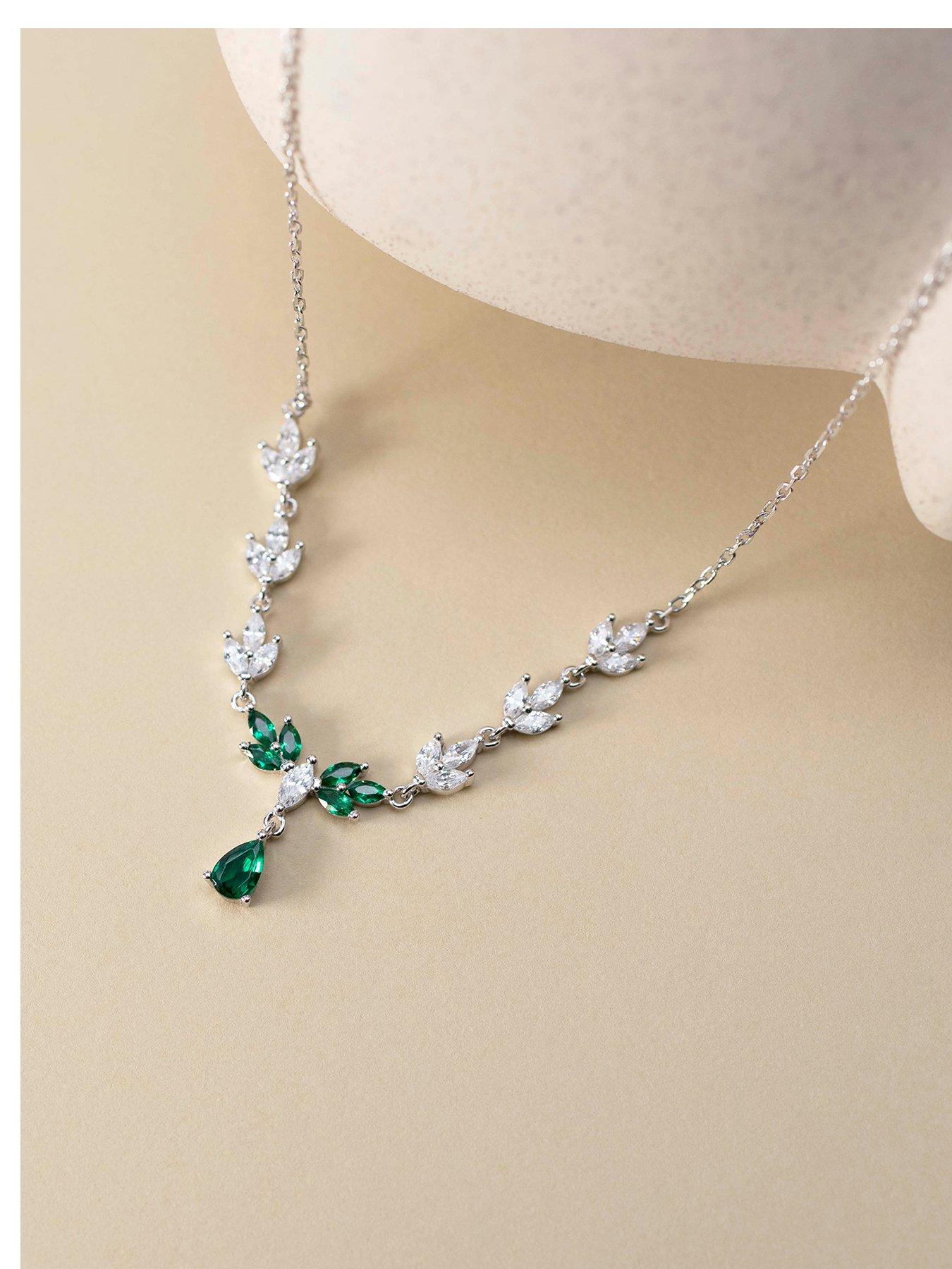 Image 1 of 6 of The Love Collection Sterling Silver Rhodium Plated Necklet