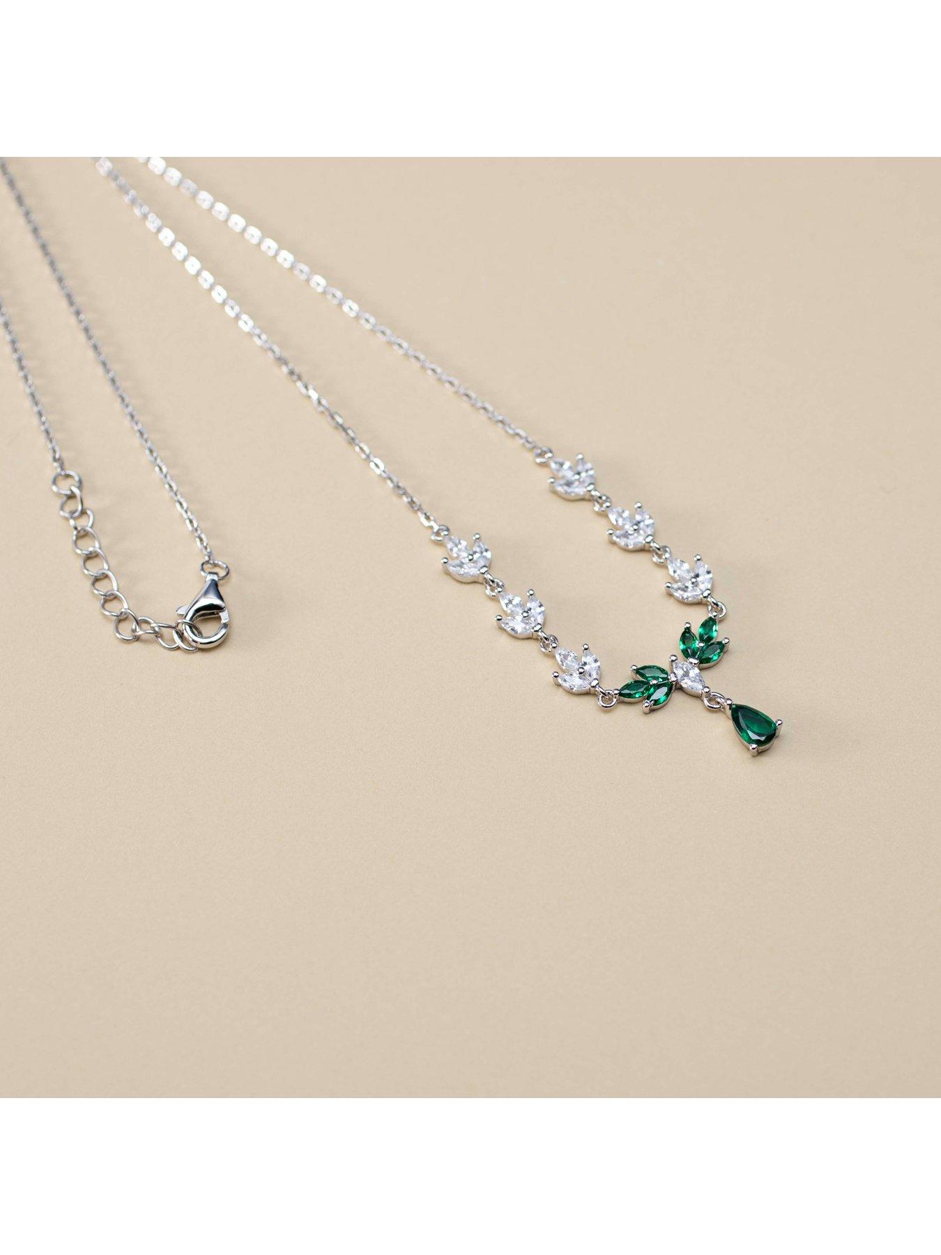 Image 5 of 6 of The Love Collection Sterling Silver Rhodium Plated Necklet
