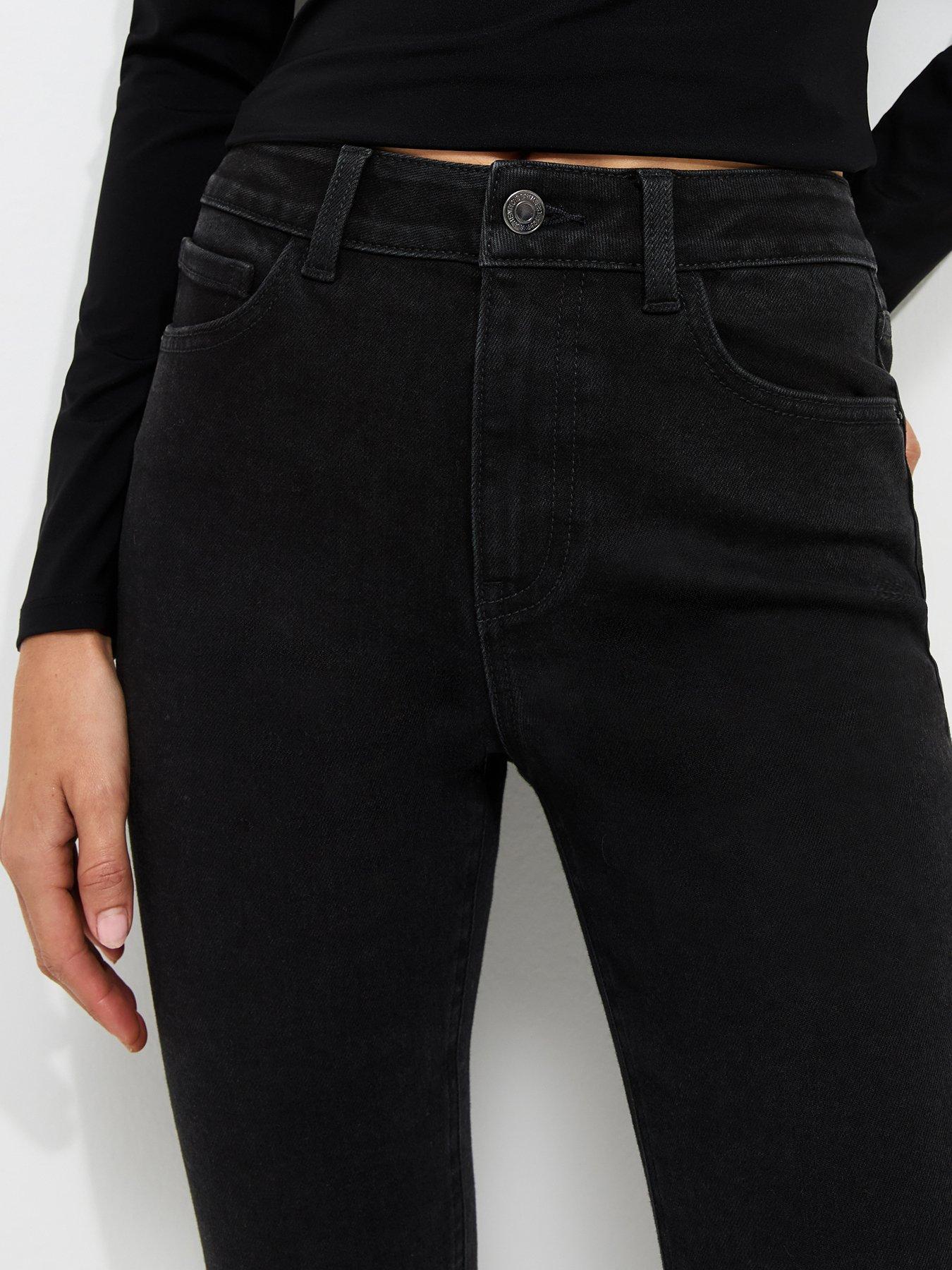 Image 5 of 6 of New Look Womens Cigarette Cotton Rich Slim Leg Jeans - Black