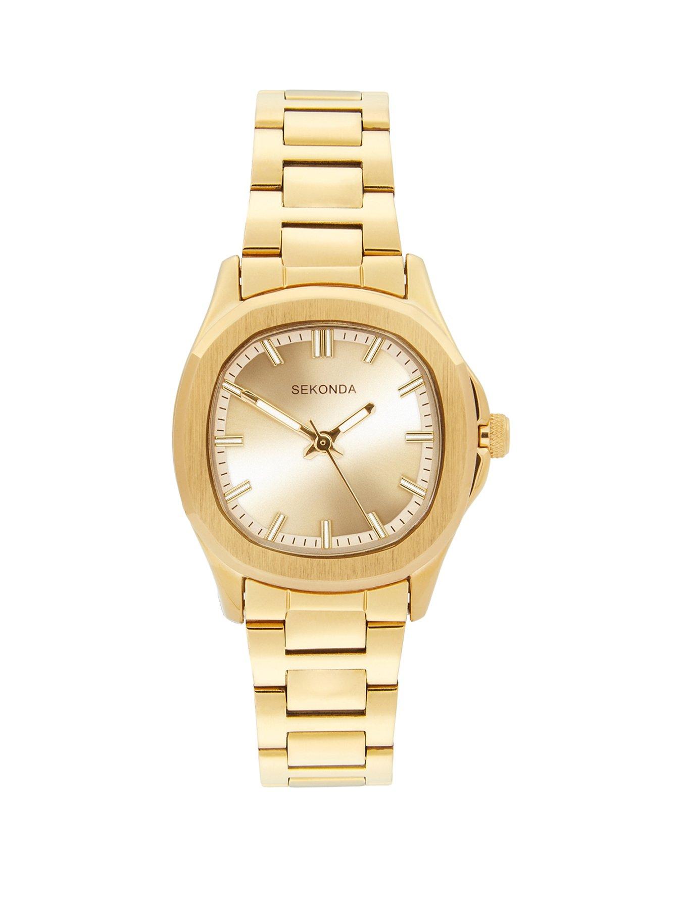 Sekonda Octaire Ladies Watch with Stainless Steel Bracelet - Gold