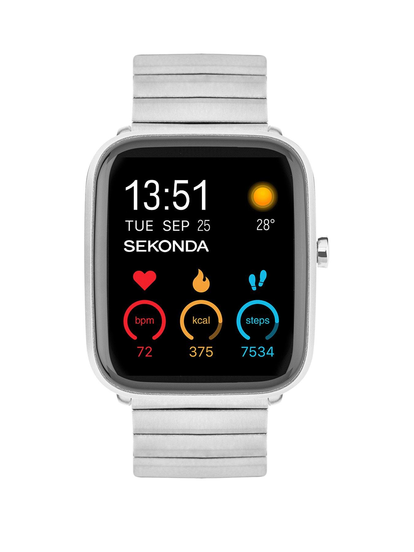 Sekonda Motion Plus Silver Stainless Steel Bracelet Smart Watch