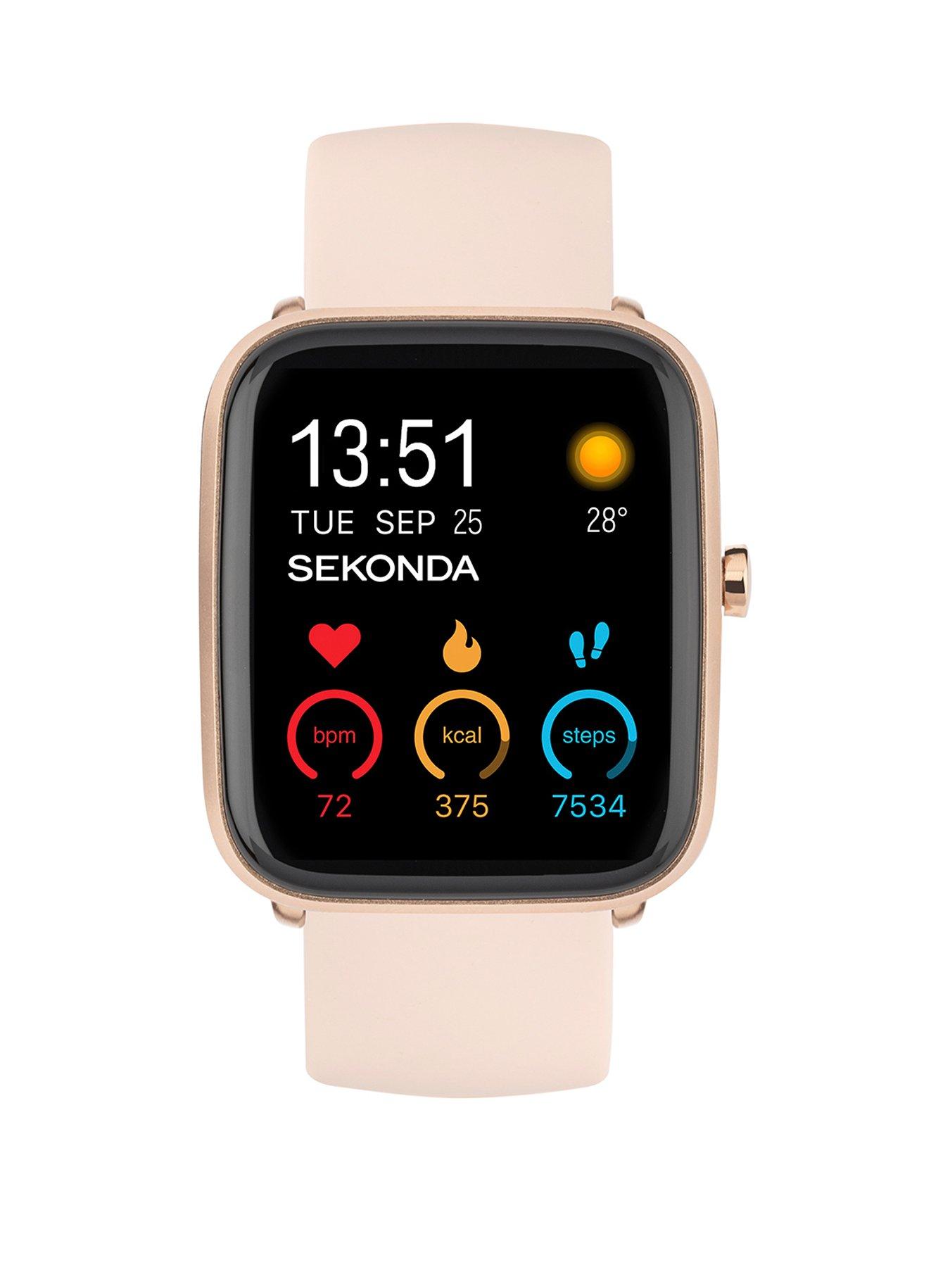 Sekonda Motion Plus Pink Silicone Strap Smart Watch