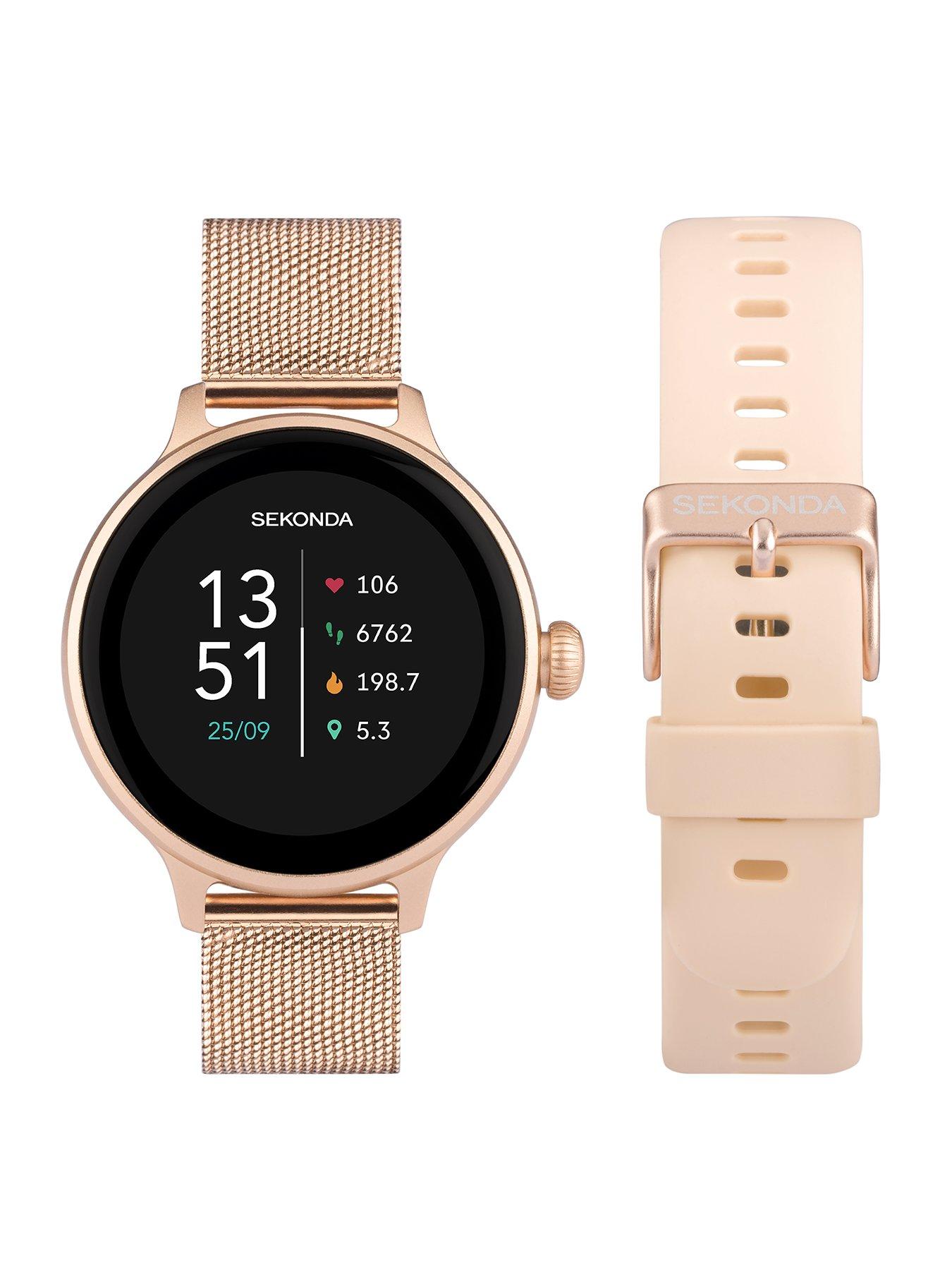 Image 1 of 6 of Sekonda Womens Connect Watch With Extra Strap - Rose Gold
