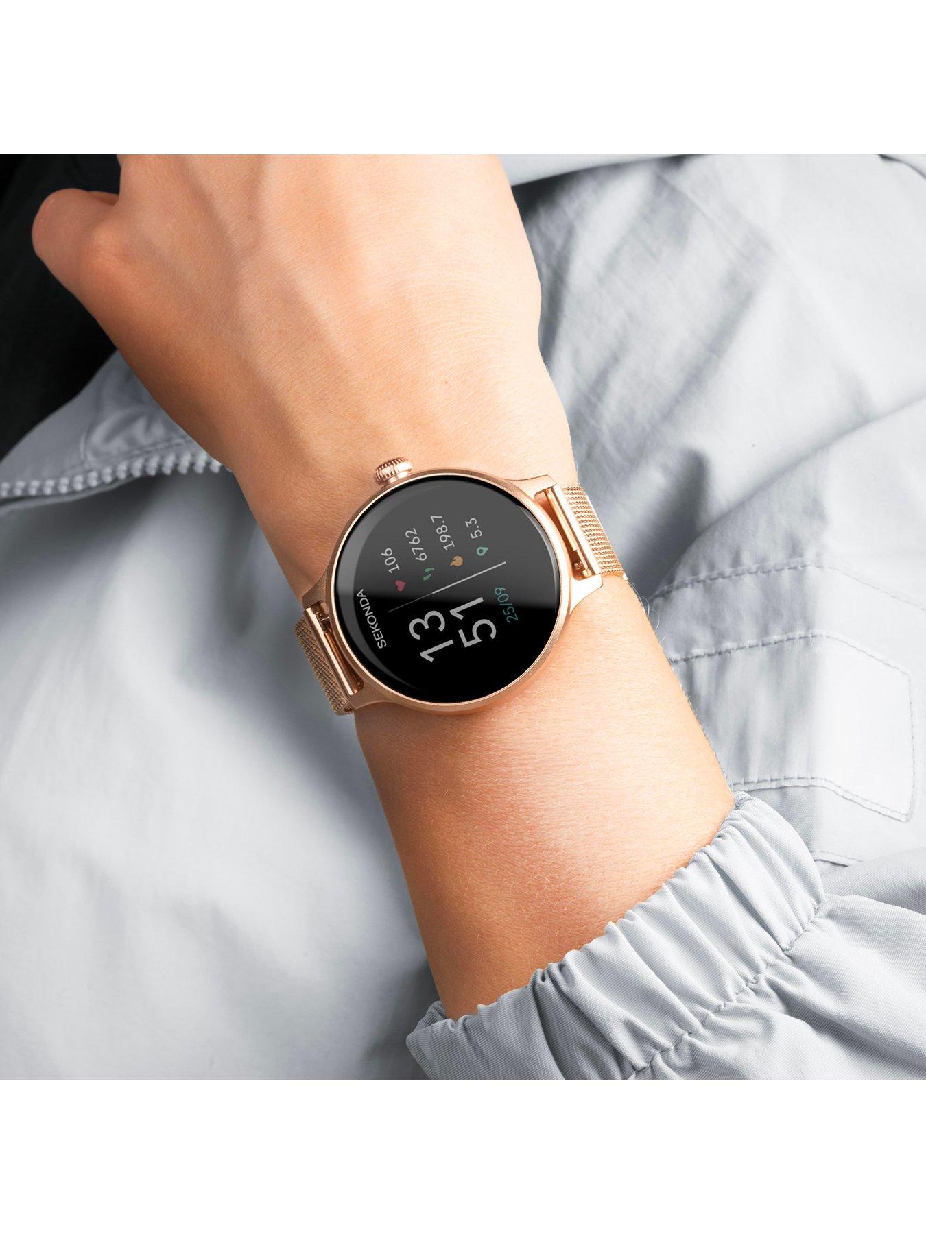 Image 2 of 6 of Sekonda Womens Connect Watch With Extra Strap - Rose Gold