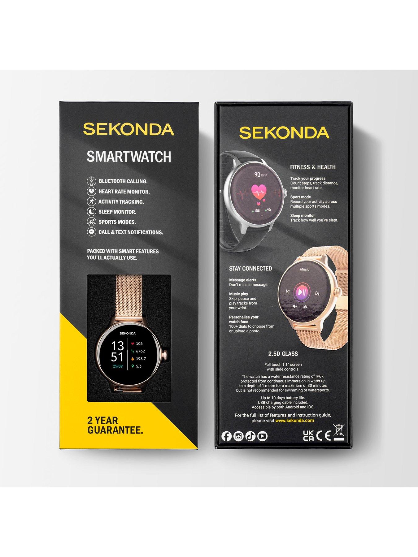Image 4 of 6 of Sekonda Womens Connect Watch With Extra Strap - Rose Gold