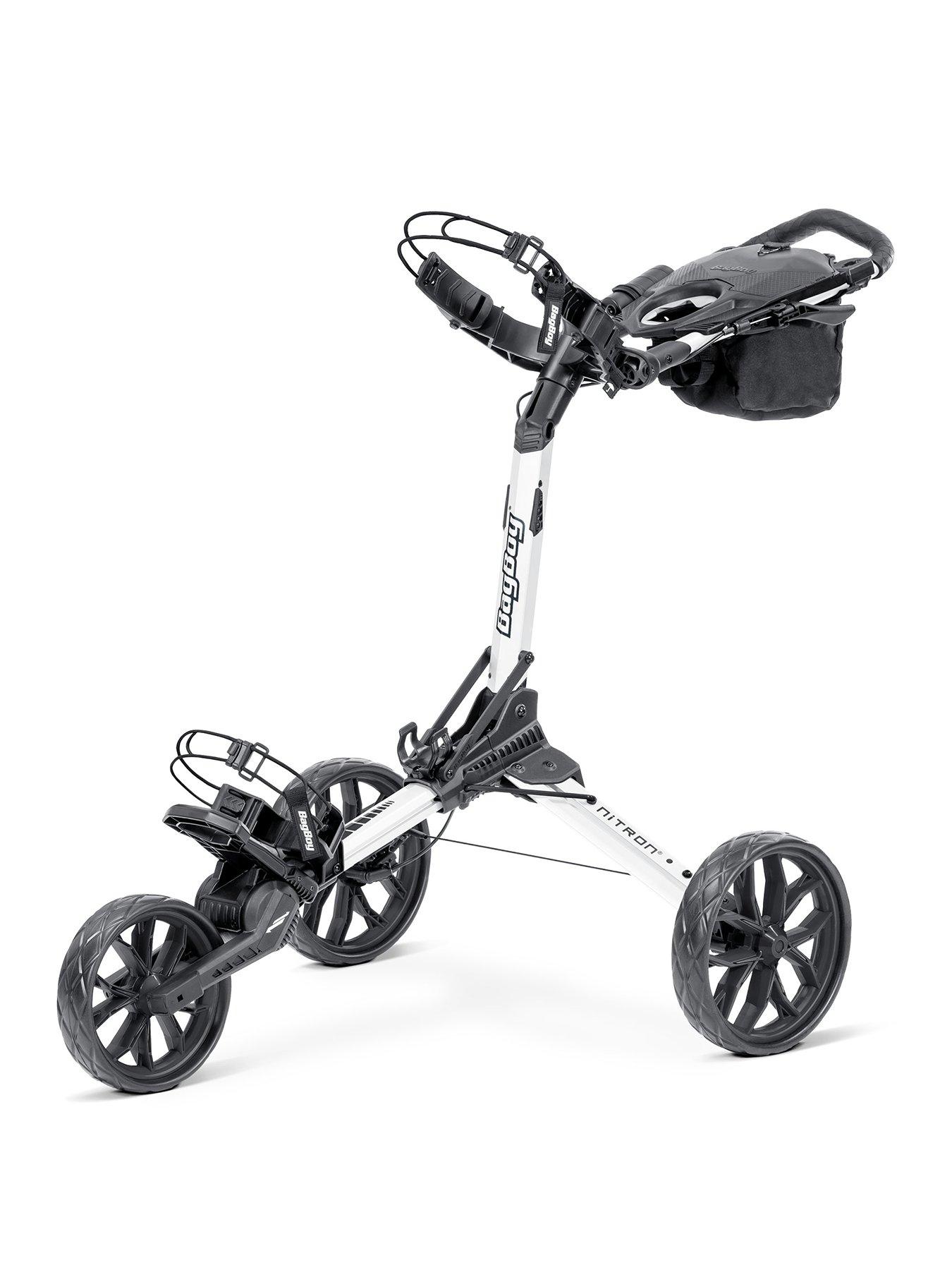 BagBoy Nitron Golf Trolley - White/Black