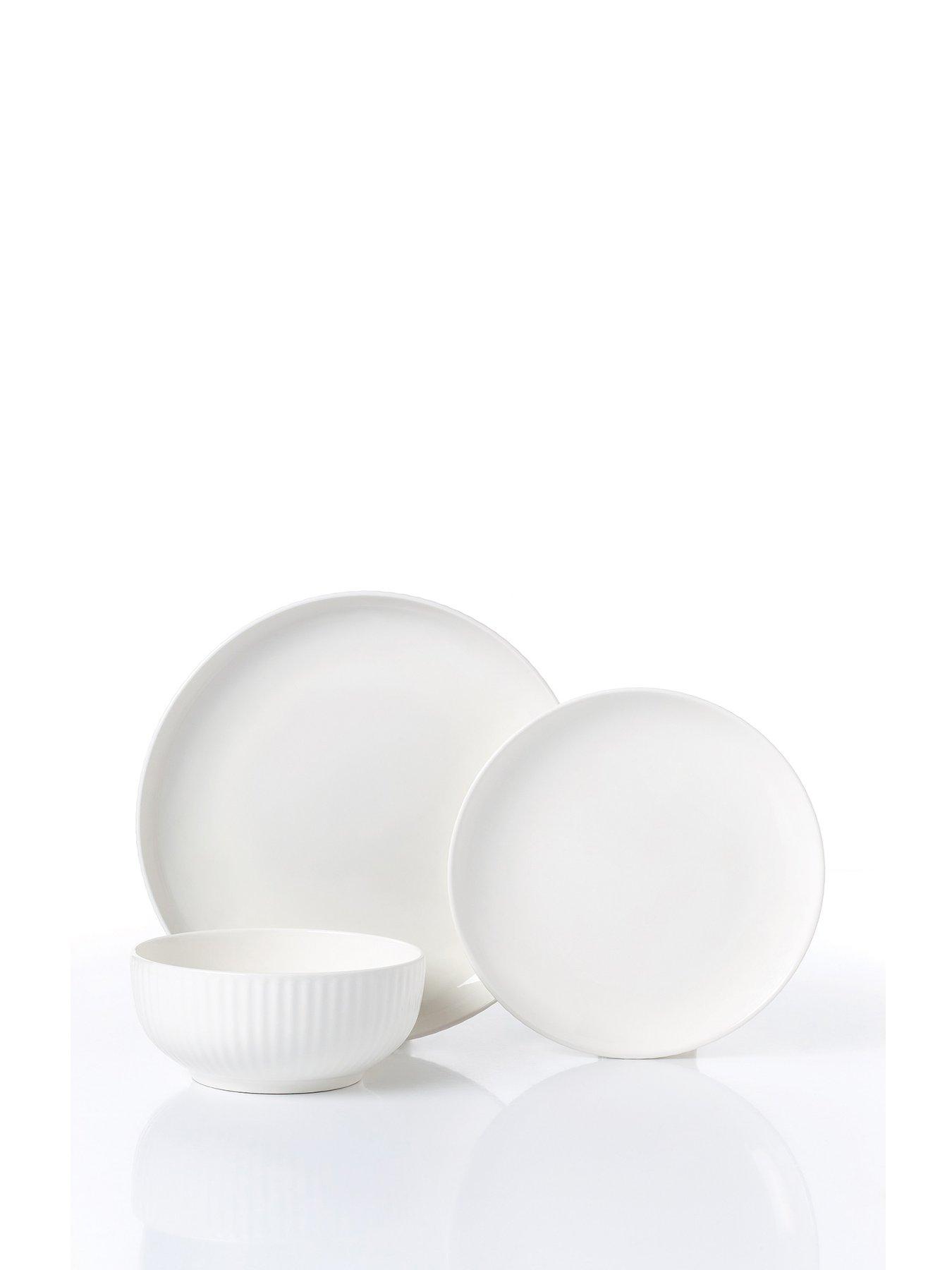 Image 2 of 5 of WATERSIDE 18pc Embossed Dinner Set