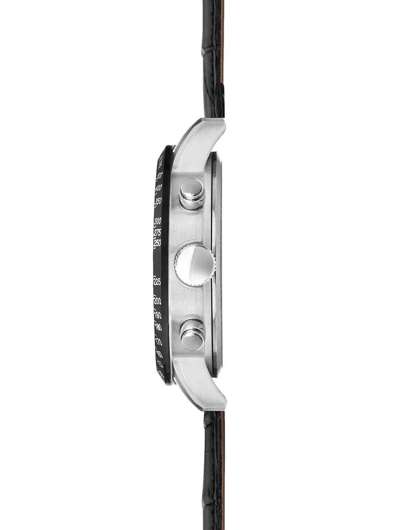 Image 5 of 5 of Sekonda Men's Velocity Black Leather Strap Chronograph