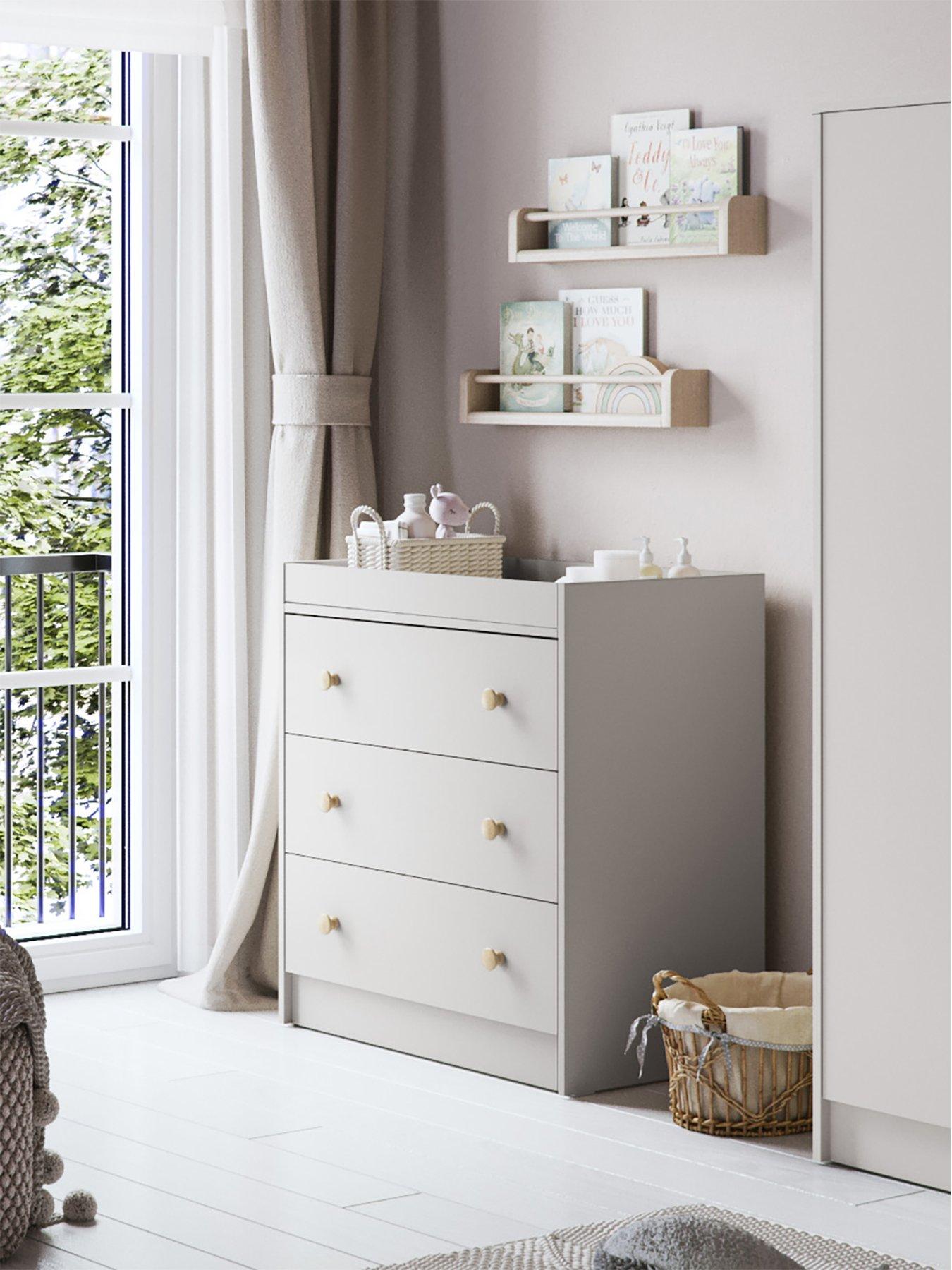 Little Acorns Florence Dresser - Cashmere & Honeyoak