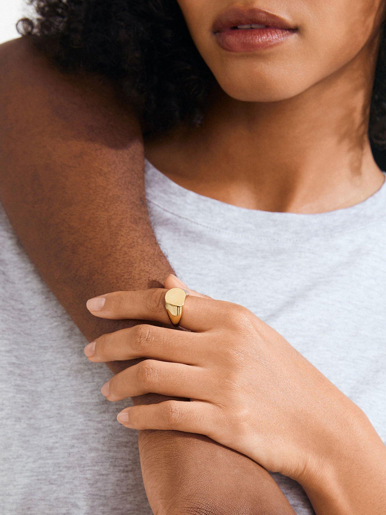 Pilgrim Presence - waterproof ring gold-plated