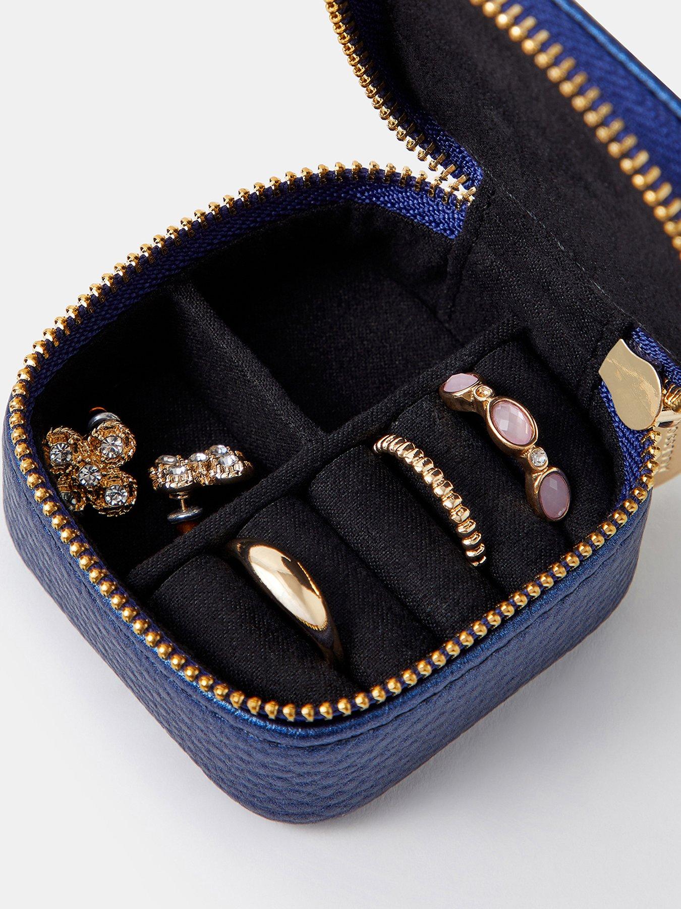 Image 3 of 3 of Accessorize Mini Celestial Jewellery Box - Blue