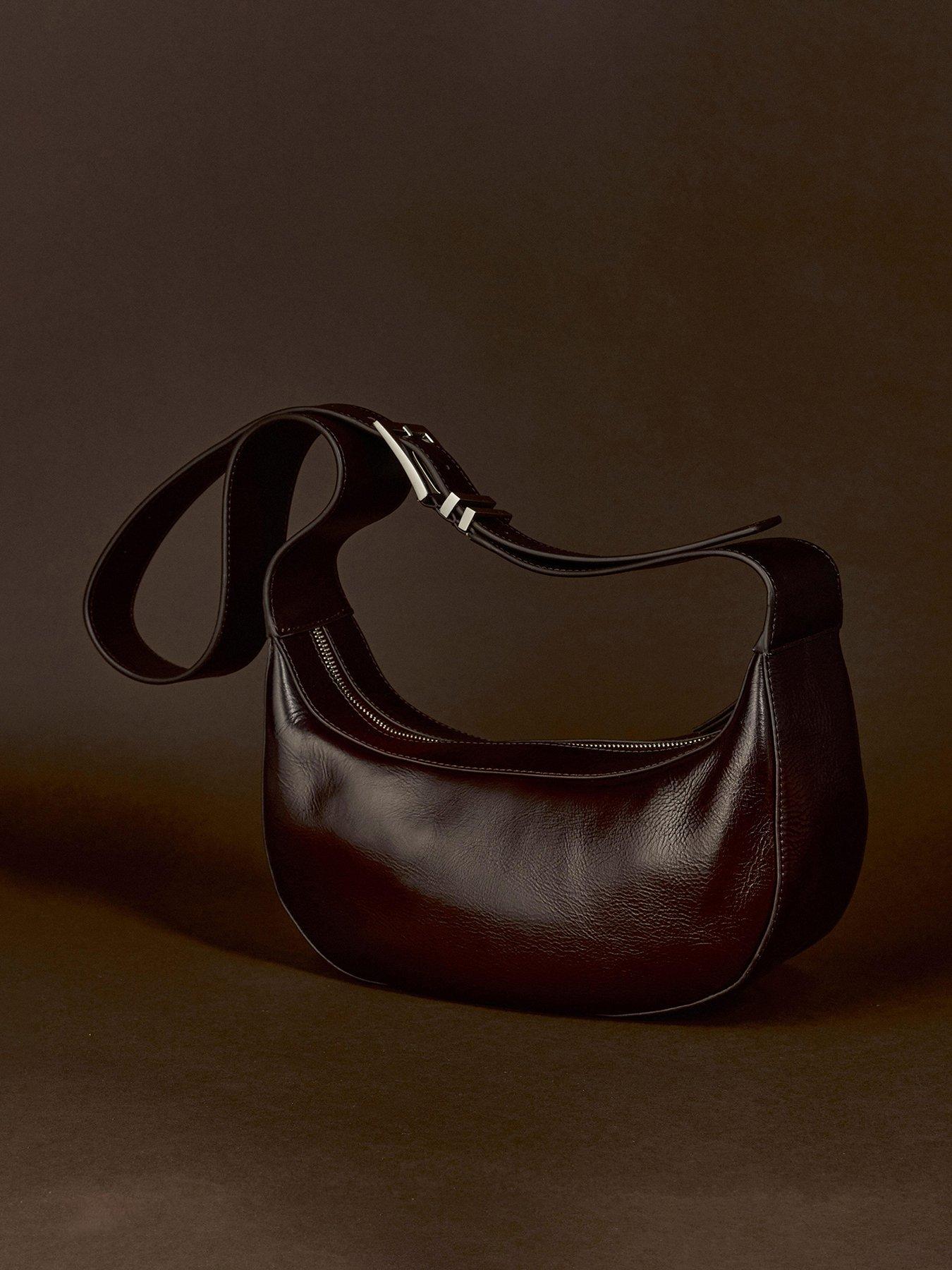 Mint Velvet Frankie Leather Bag - Red