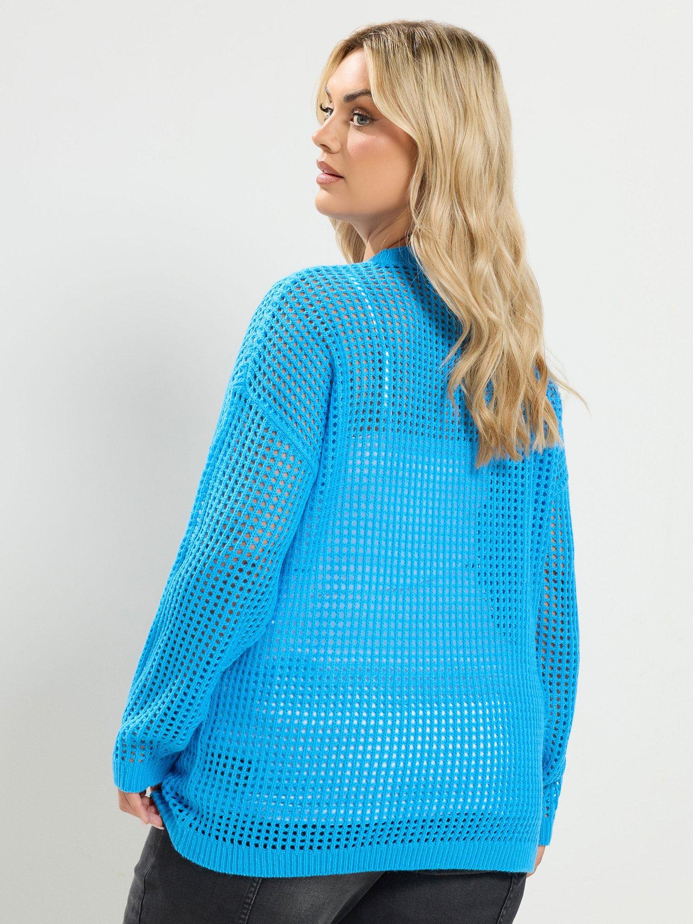 Image 2 of 4 of Yours Curve Cornelle Floral Jumper - Blue