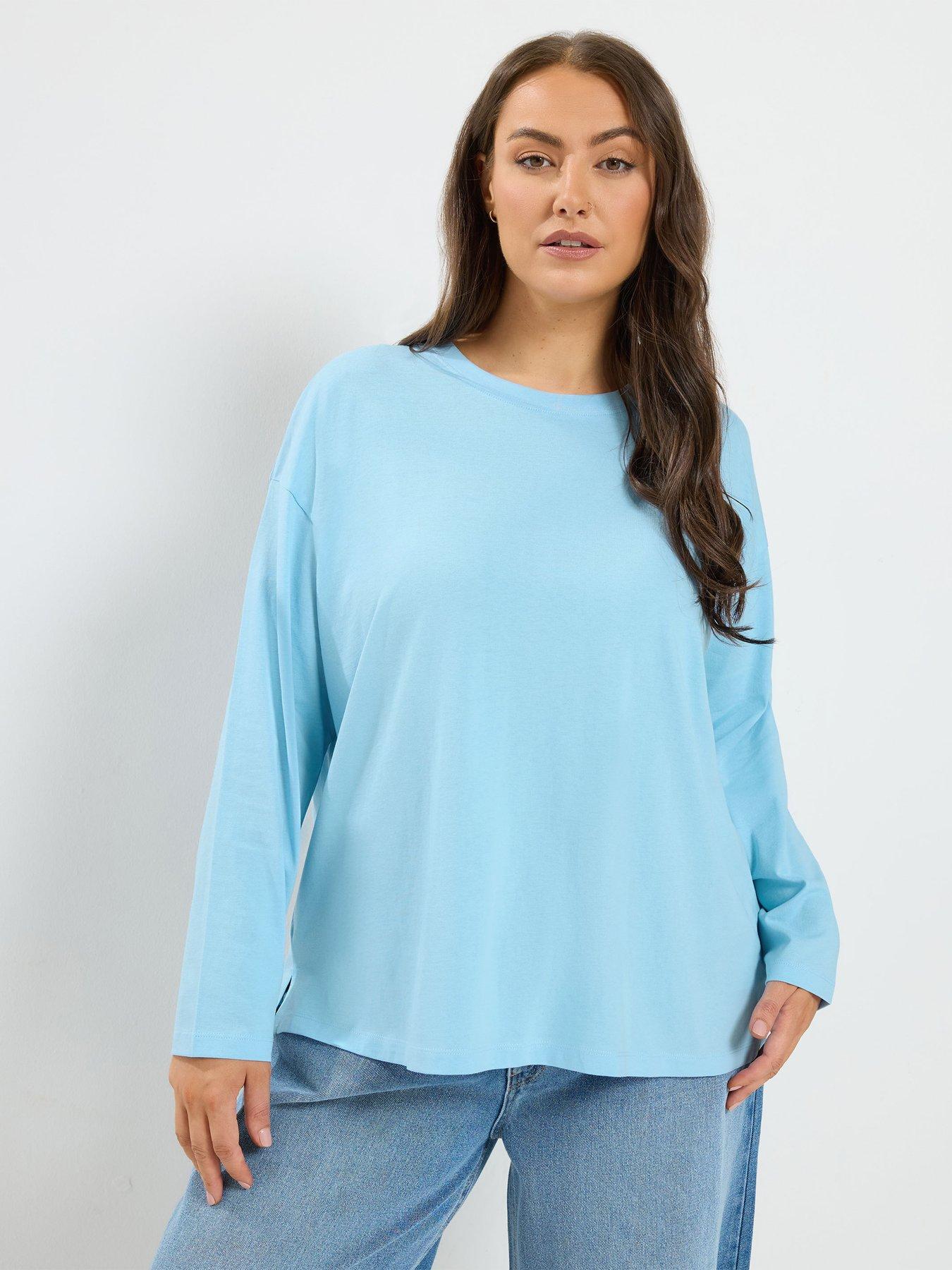 Yours Curve Long Sleeve Oversize Top