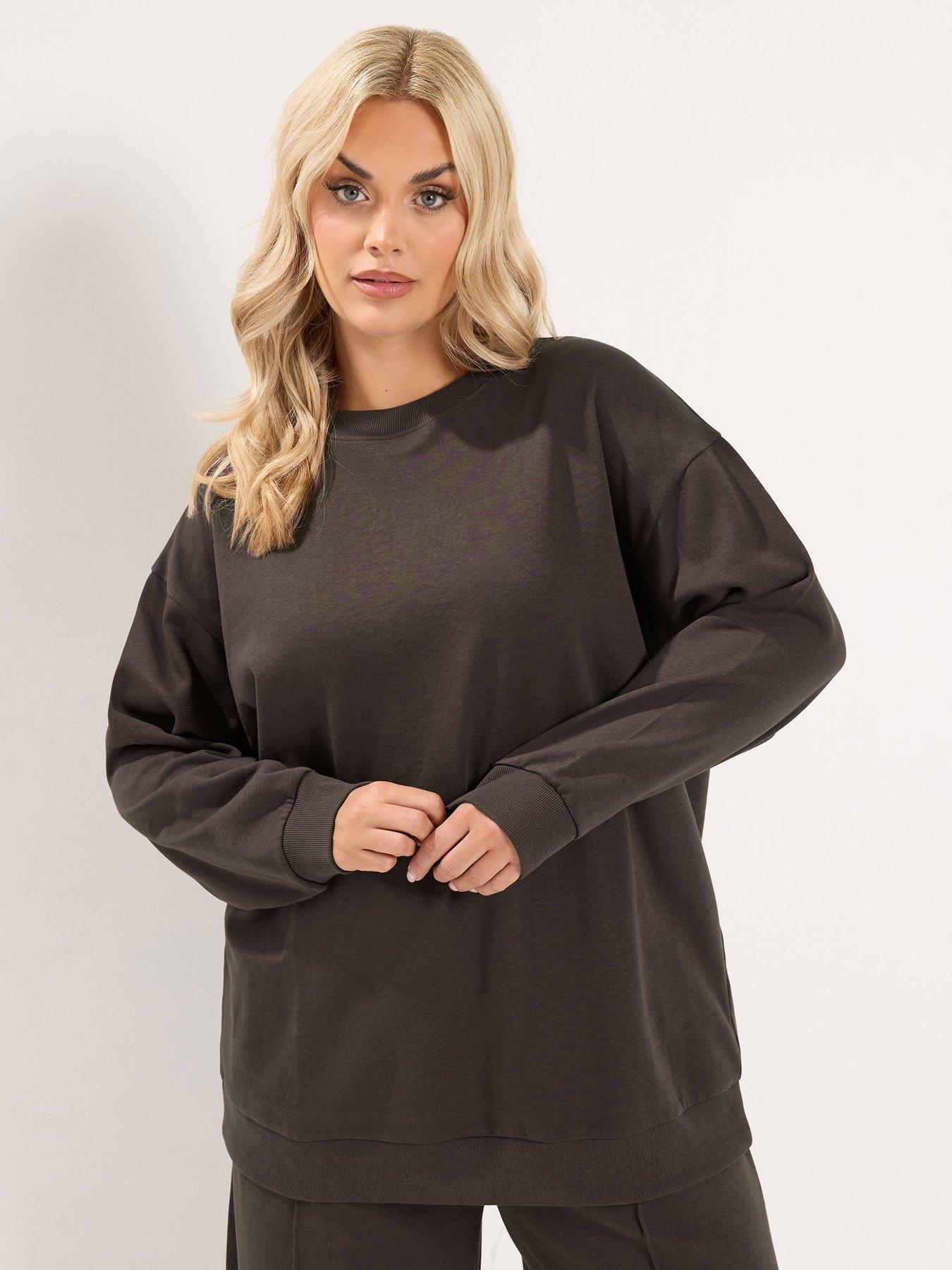 Yours Crew Neck Sweatshirt - Brown