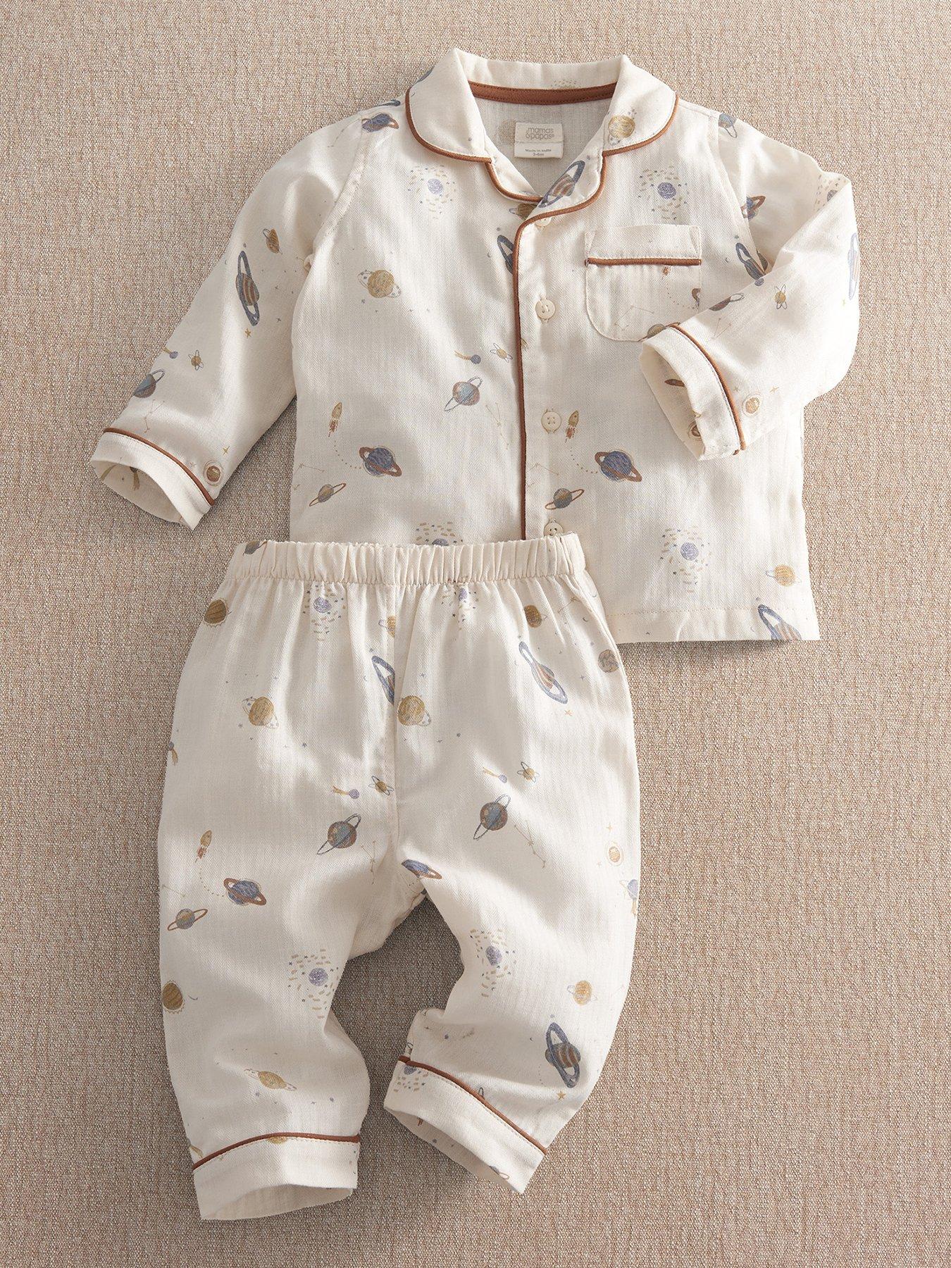 Mamas & Papas Baby Boys Planets Woven Pyjamas - Multi