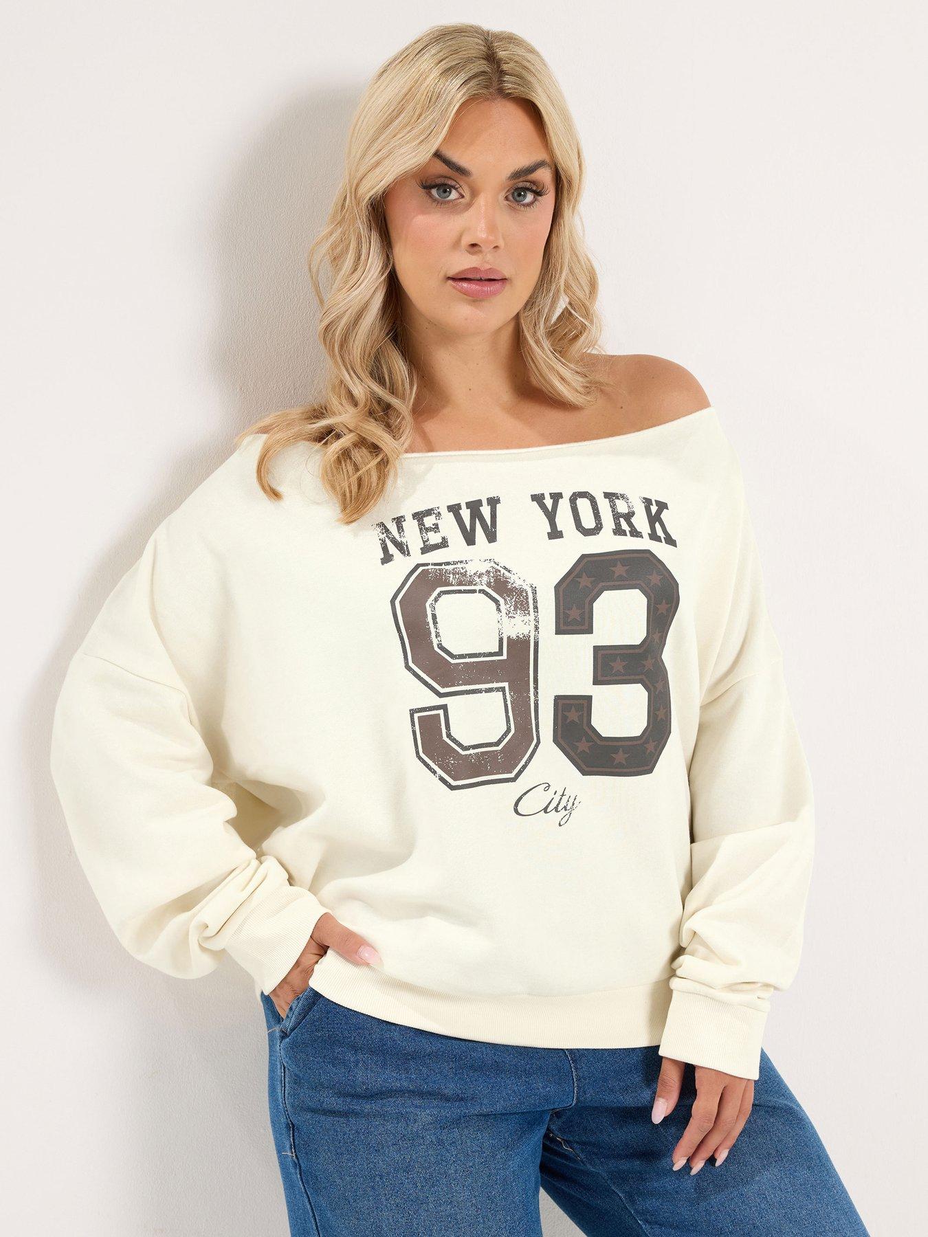 Yours Curve Off Shoulder Sweatshirt