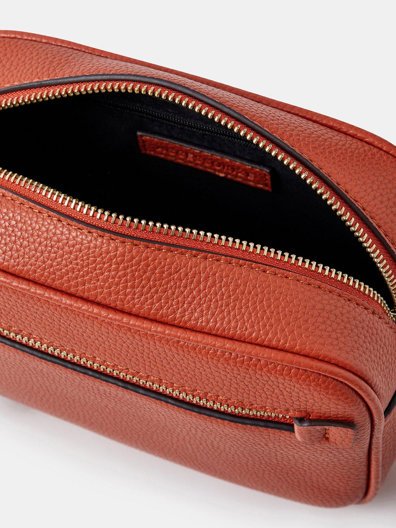 Image 5 of 5 of Accessorize Camera Cross Body Bag with Contrast Strap - Orange