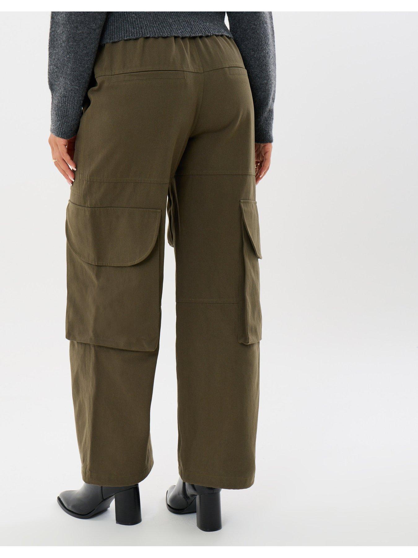 Image 2 of 4 of Threadbare Cargo Utility Trousers In Khaki