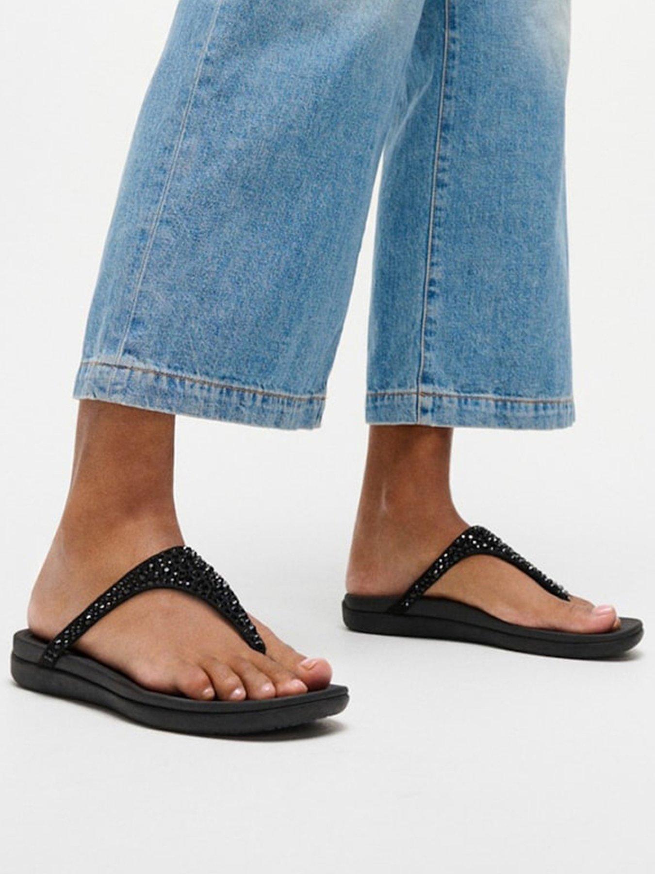 FitFlop Solay Mixed-crystal Black