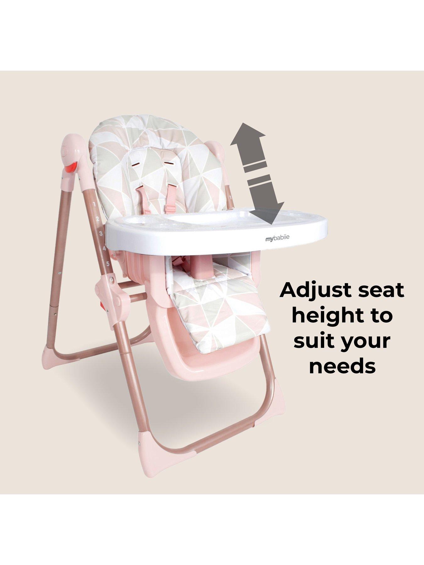 Image 4 of 7 of My Babiie MBHC8 Premium Highchair - Rose Gold