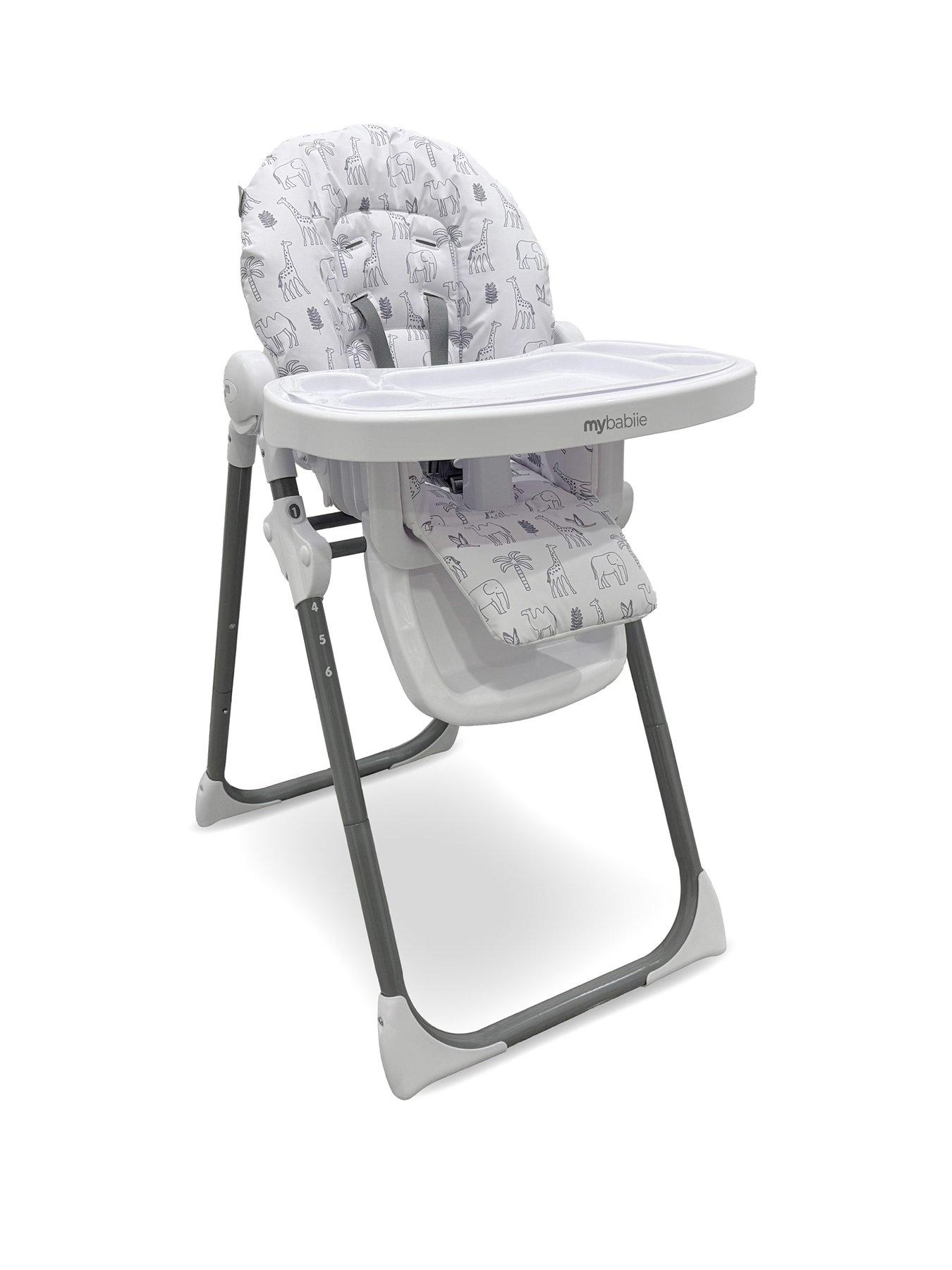 Image 1 of 6 of My Babiie MBHC8 Premium Highchair - Wild Safari