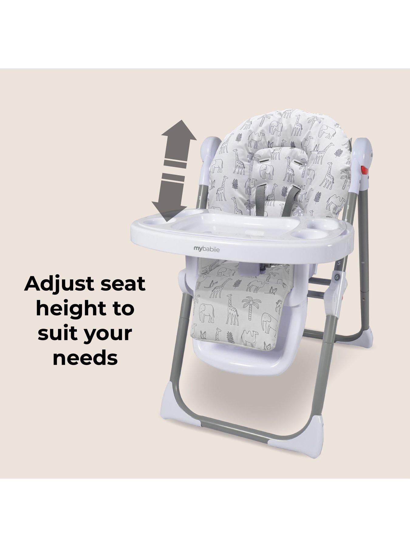 Image 3 of 6 of My Babiie MBHC8 Premium Highchair - Wild Safari