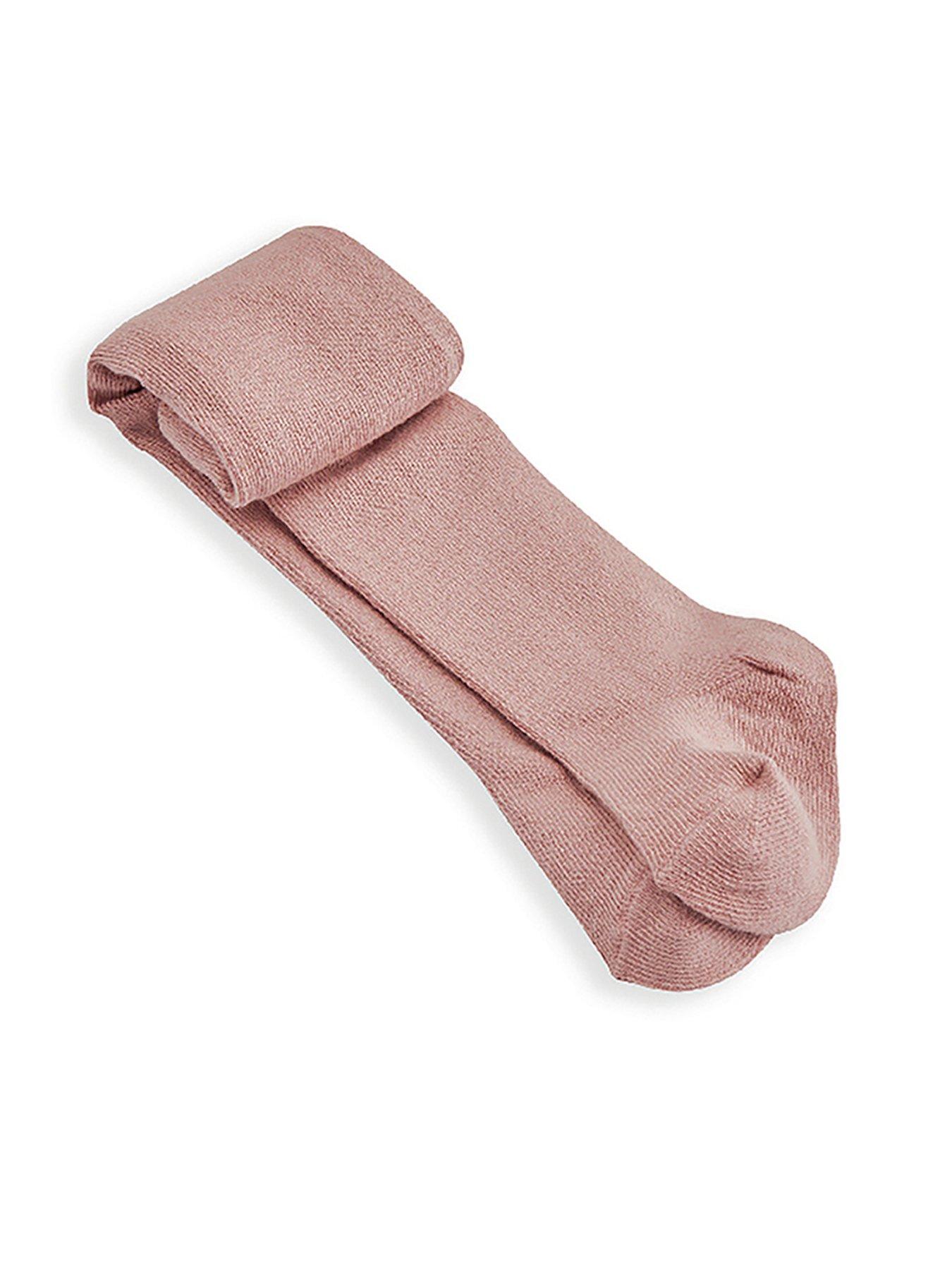Mamas & Papas Baby Girls Frilly Bum Tights - Pink