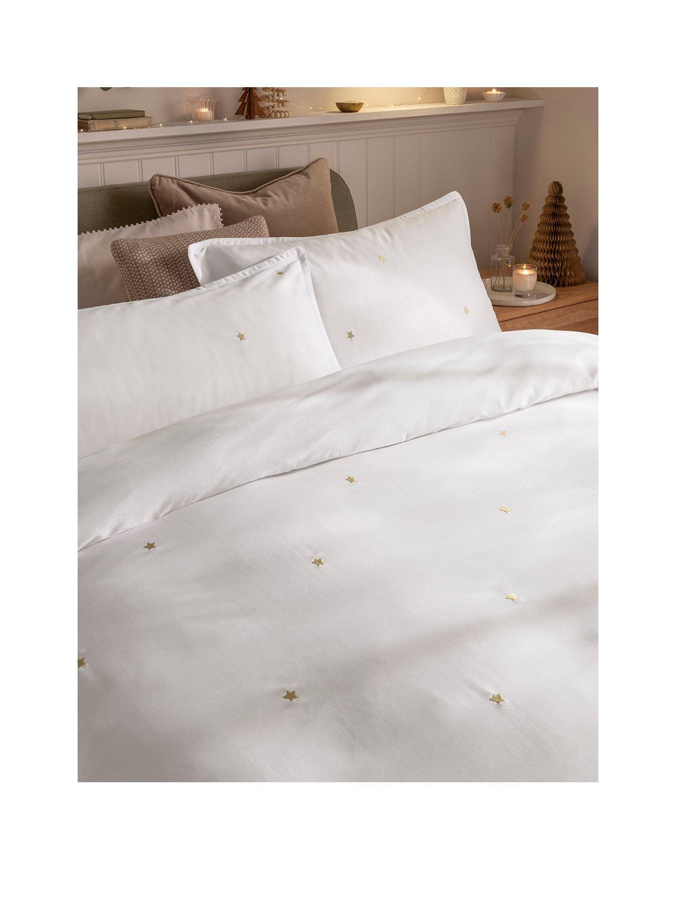 Image 2 of 3 of Copenhagen Home Stardust Embroidery Duvet Set
