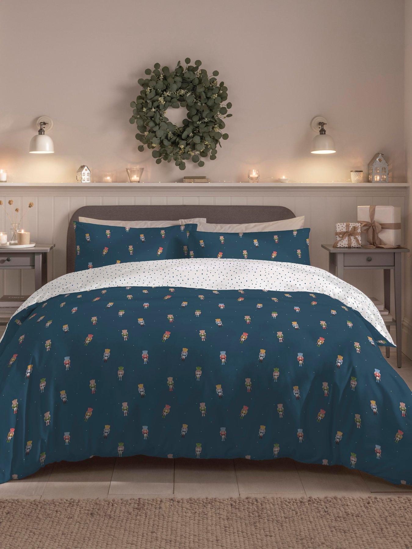 Copenghagen Home Navy Nutcracker King Duvet Set