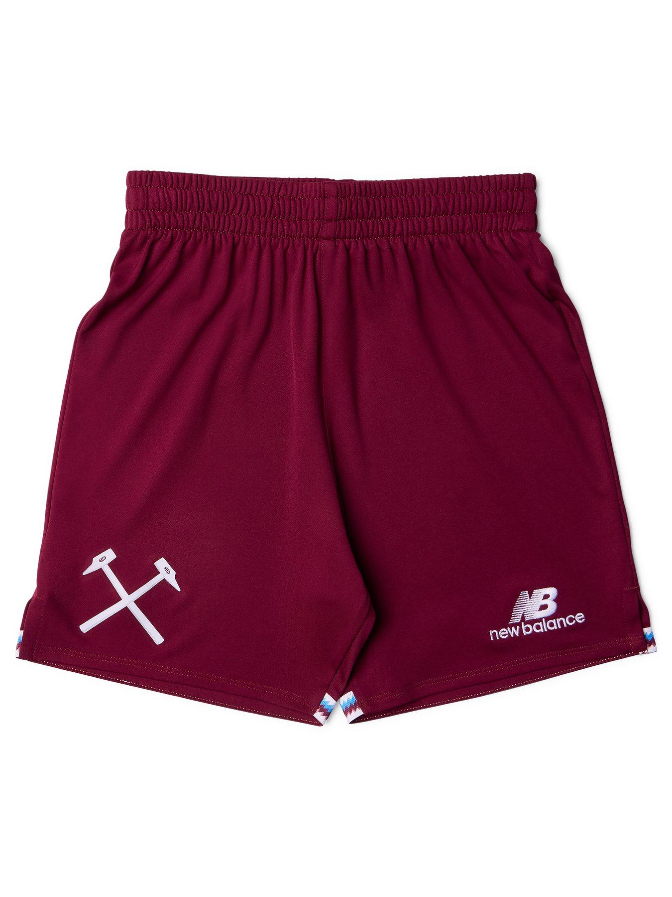 New Balance Junior West Ham United 26/27 Away Shorts - Burgundy