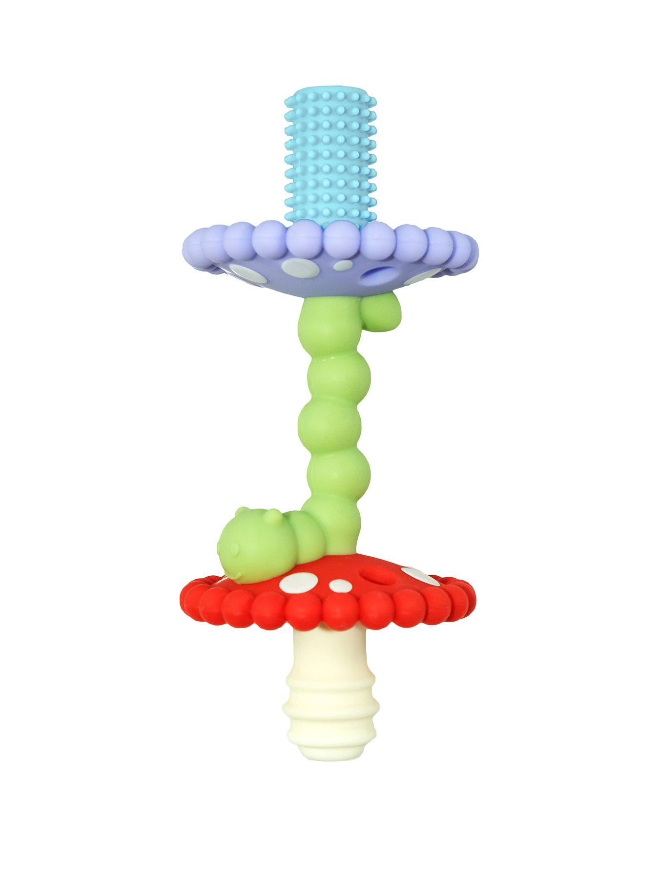 Image 1 of 6 of RazBaby CHOMPY MUSHROOM WAND TEETHER , Baby & Toddler Essential