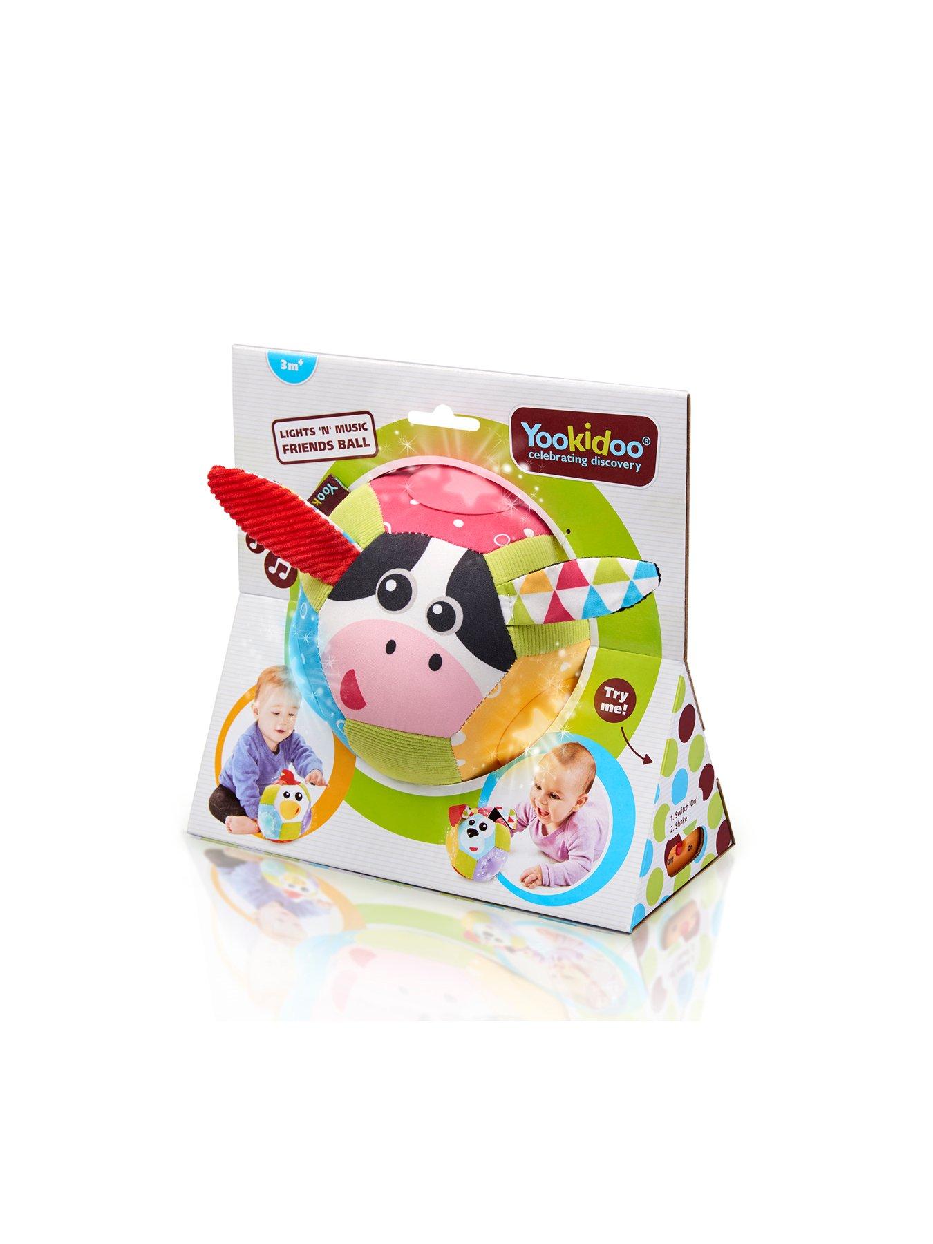 Image 2 of 4 of Yookidoo Light &amp; Music Friends Ball Baby Activity Toy