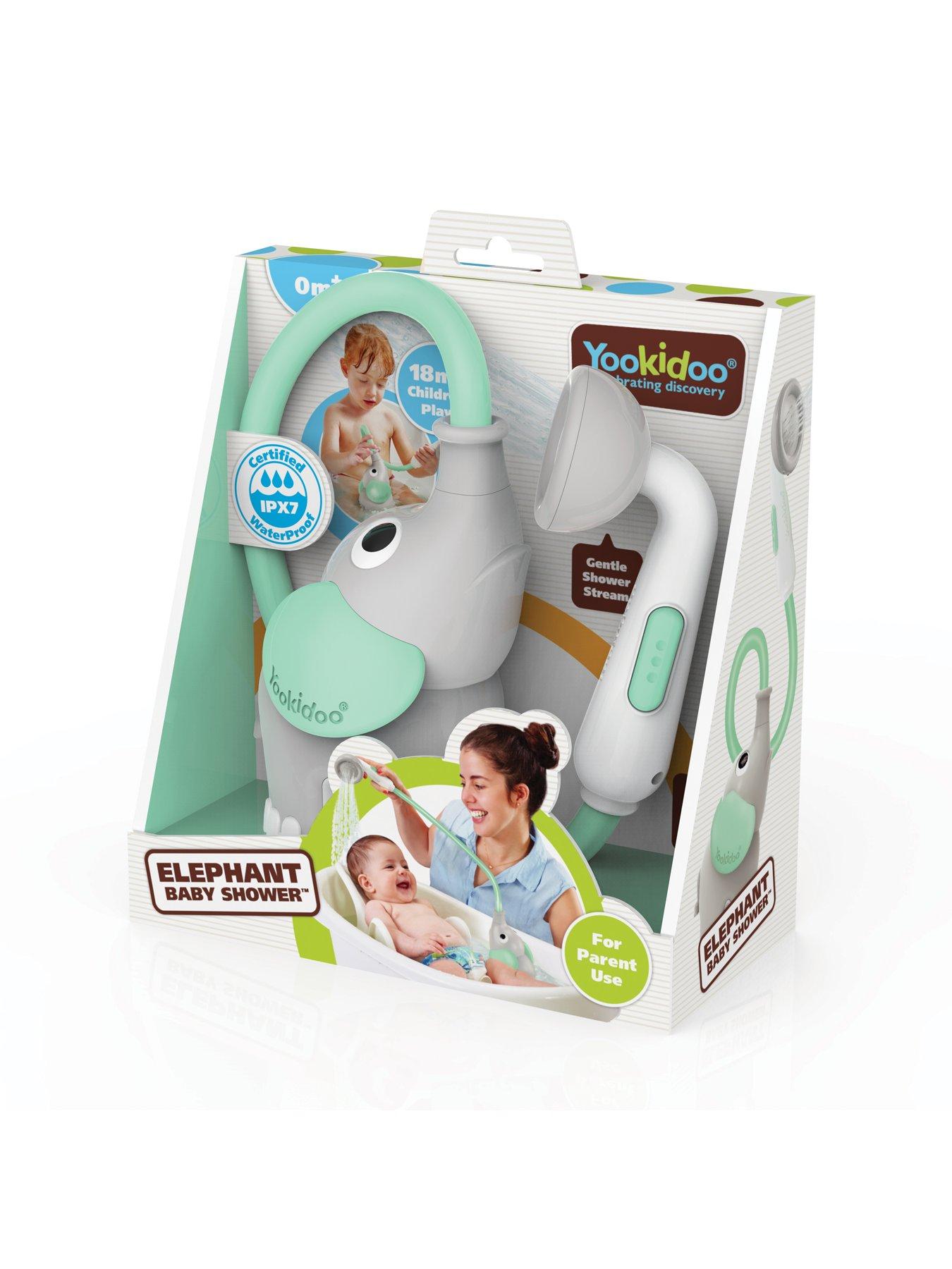 Image 3 of 5 of Yookidoo Elephant Baby Shower - Turquoise , Baby &amp; Toddler Essential
