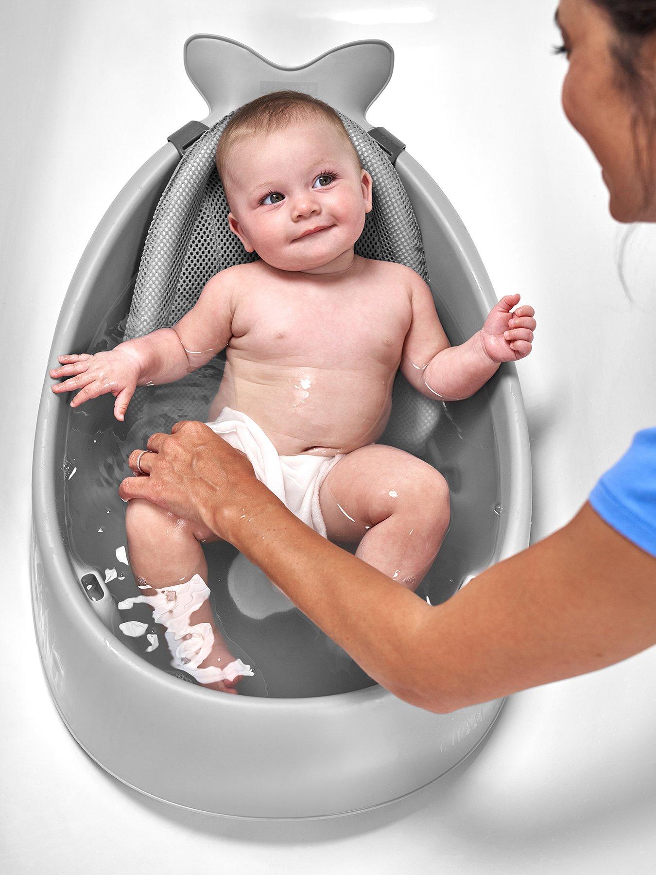 Image 2 of 7 of Skip Hop Moby Smart Sling 3-Stage Tub- Grey , Baby &amp; Toddler Essential