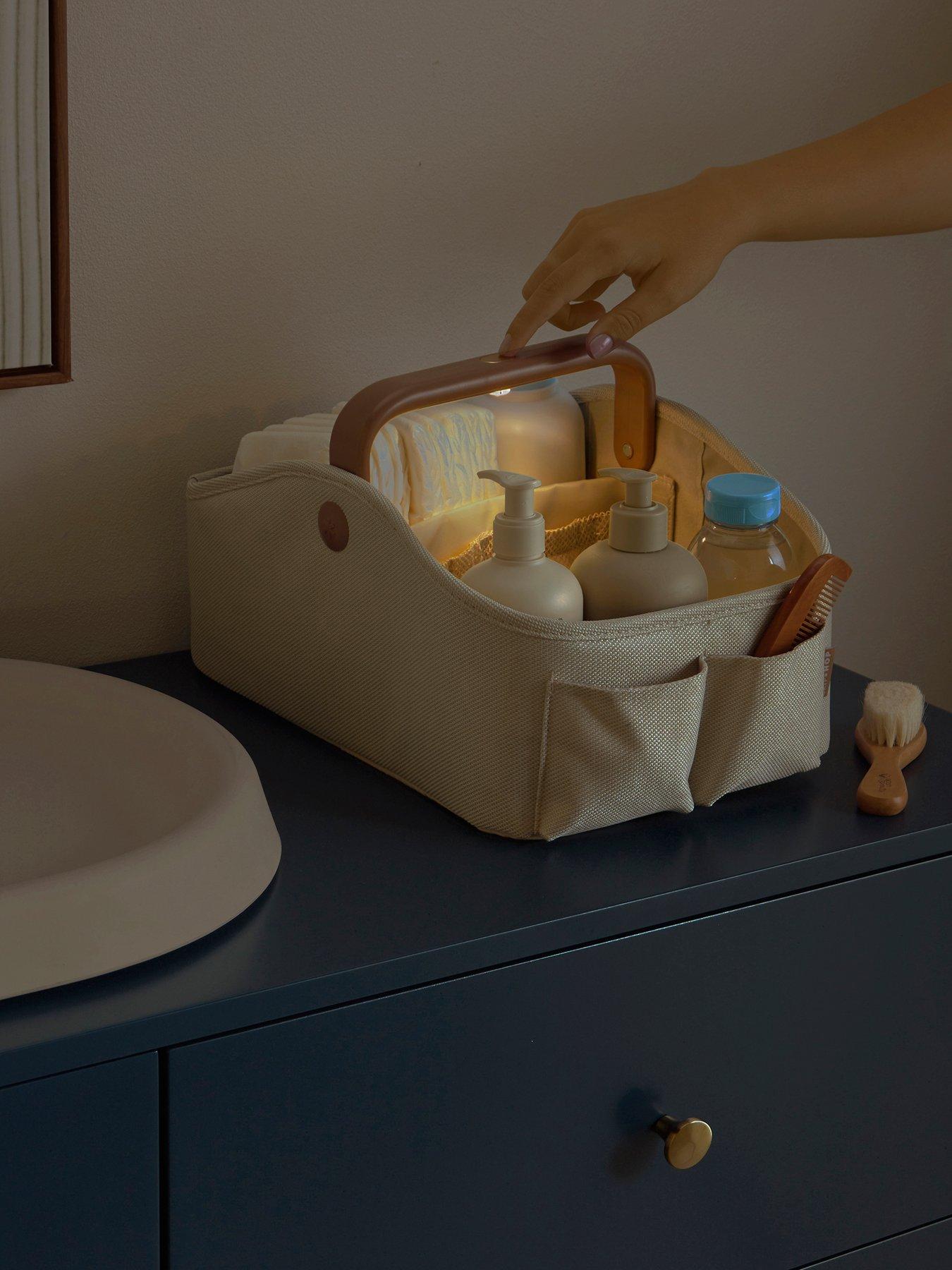 Skip Hop Light Up Diaper Nappy Caddy- Oat , Baby & Toddler Essential