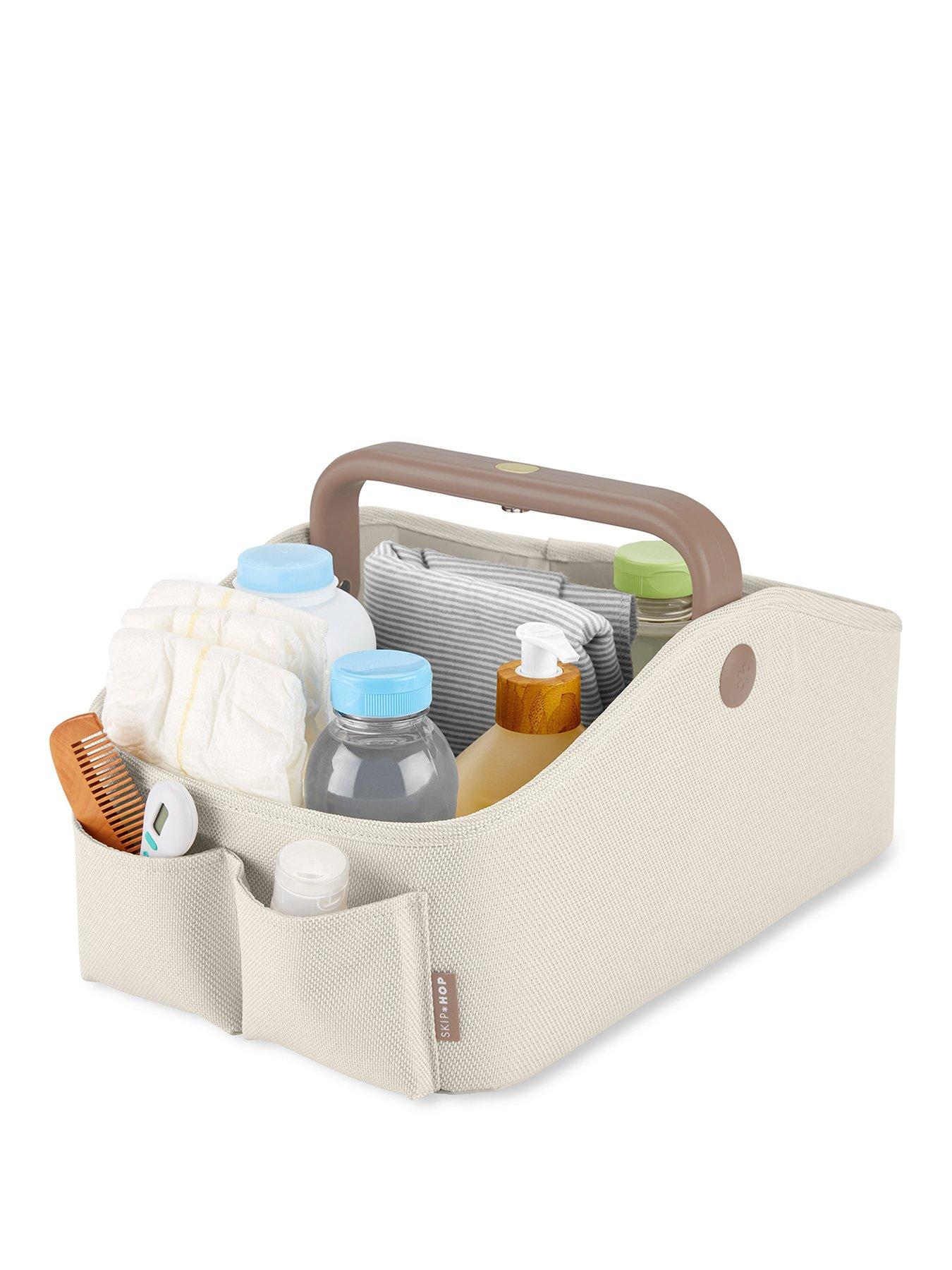 Image 2 of 7 of Skip Hop Light Up Diaper Nappy Caddy&nbsp;- Oat
