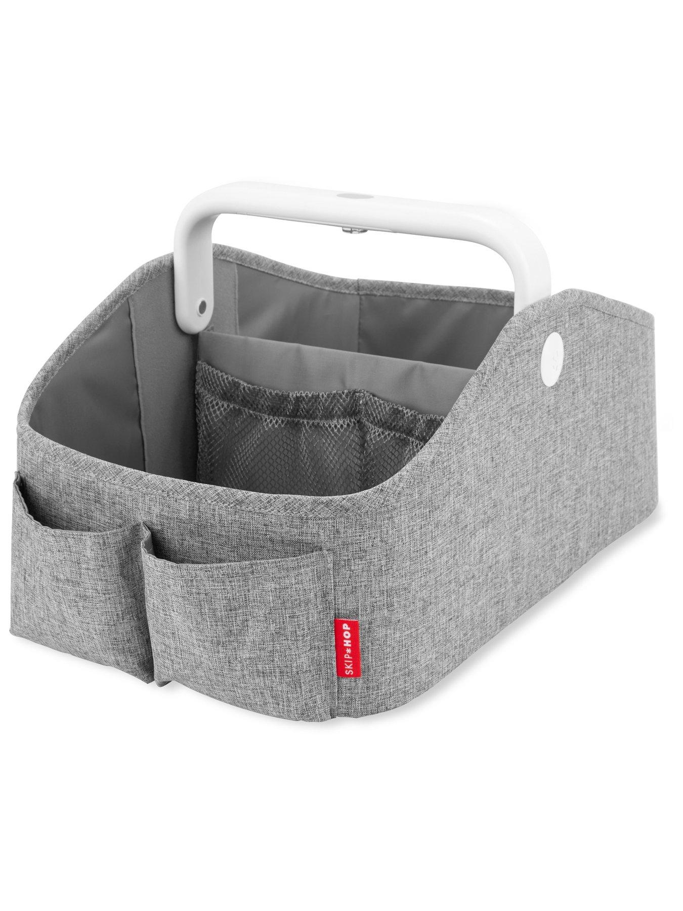 Image 4 of 6 of Skip Hop Light Up Diaper Nappy Caddy&nbsp;- Heather Grey