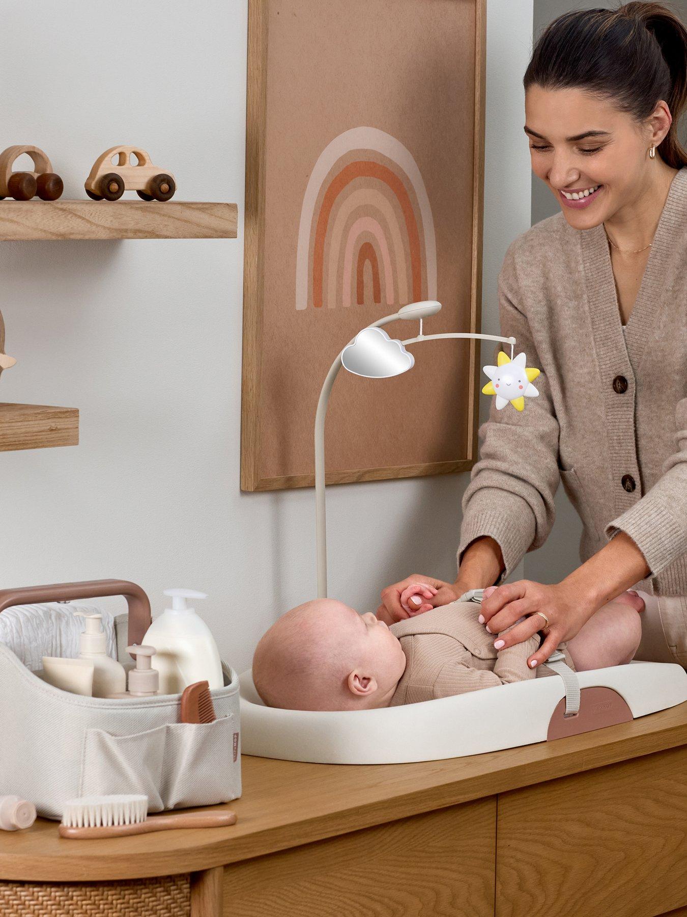 Image 1 of 8 of Skip Hop Nursery Style Wipe Clean Changing Pad- Oat , Baby &amp; Toddler Essential