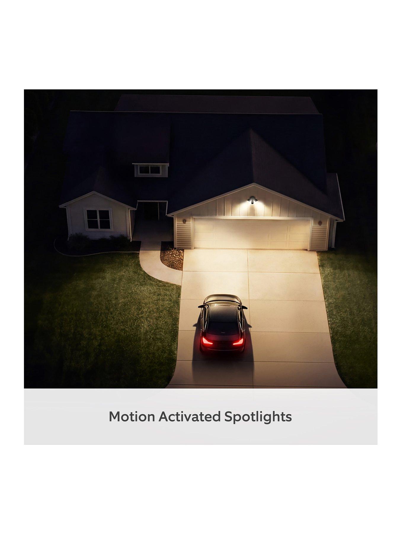 Image 5 of 7 of RING Floodlight Cam (Newest Gen) - Wired- Retinal 2K Security Camera- White