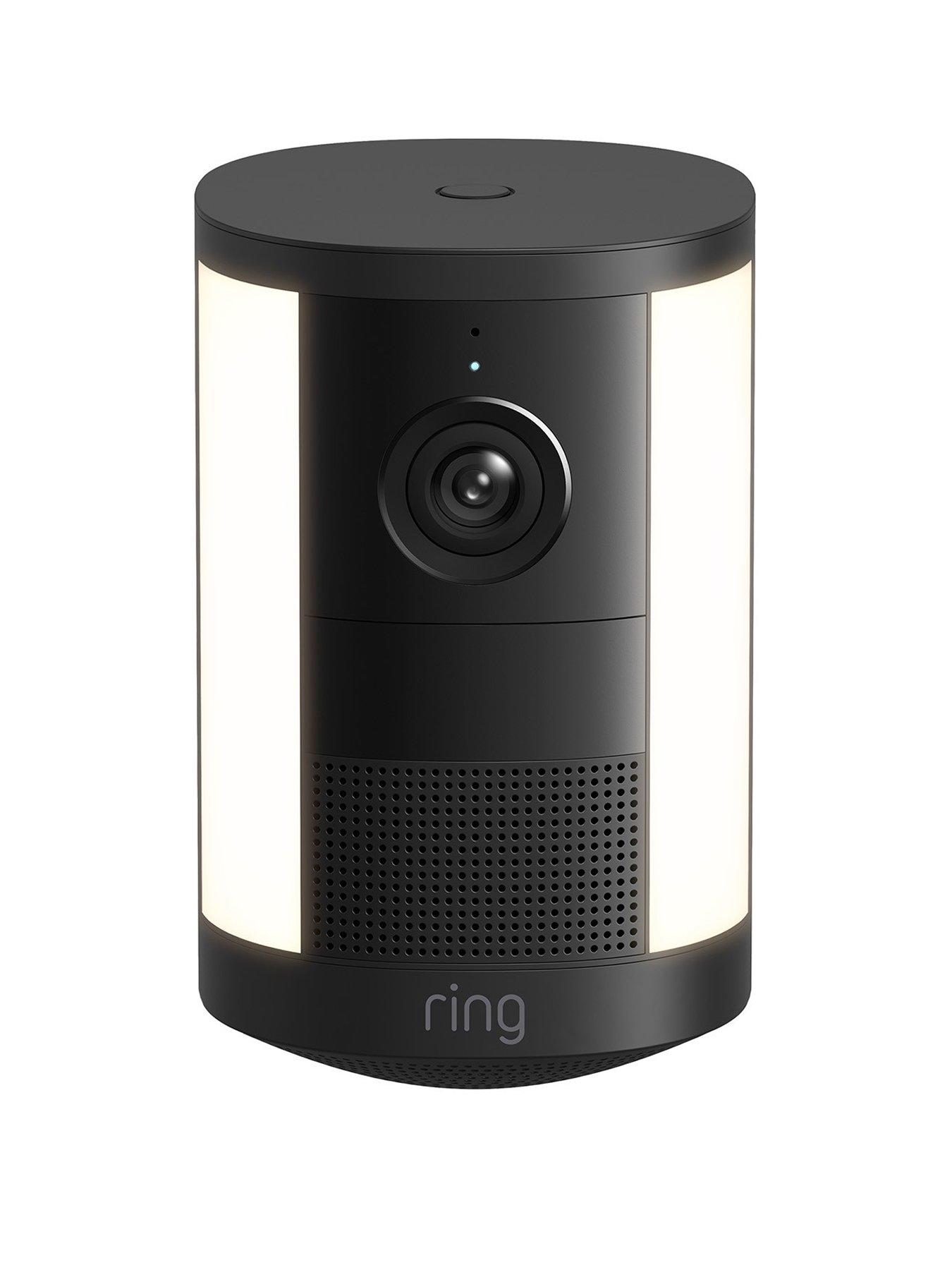 RING Spotlight Cam (Newest Gen) - Plug-in - Retinal 2K Security Camera- Black