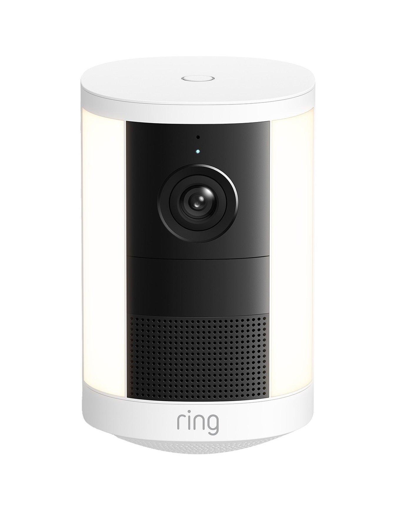 RING Spotlight Cam (2nd Gen) - Plug-in - Retinal 2K Security Camera- White